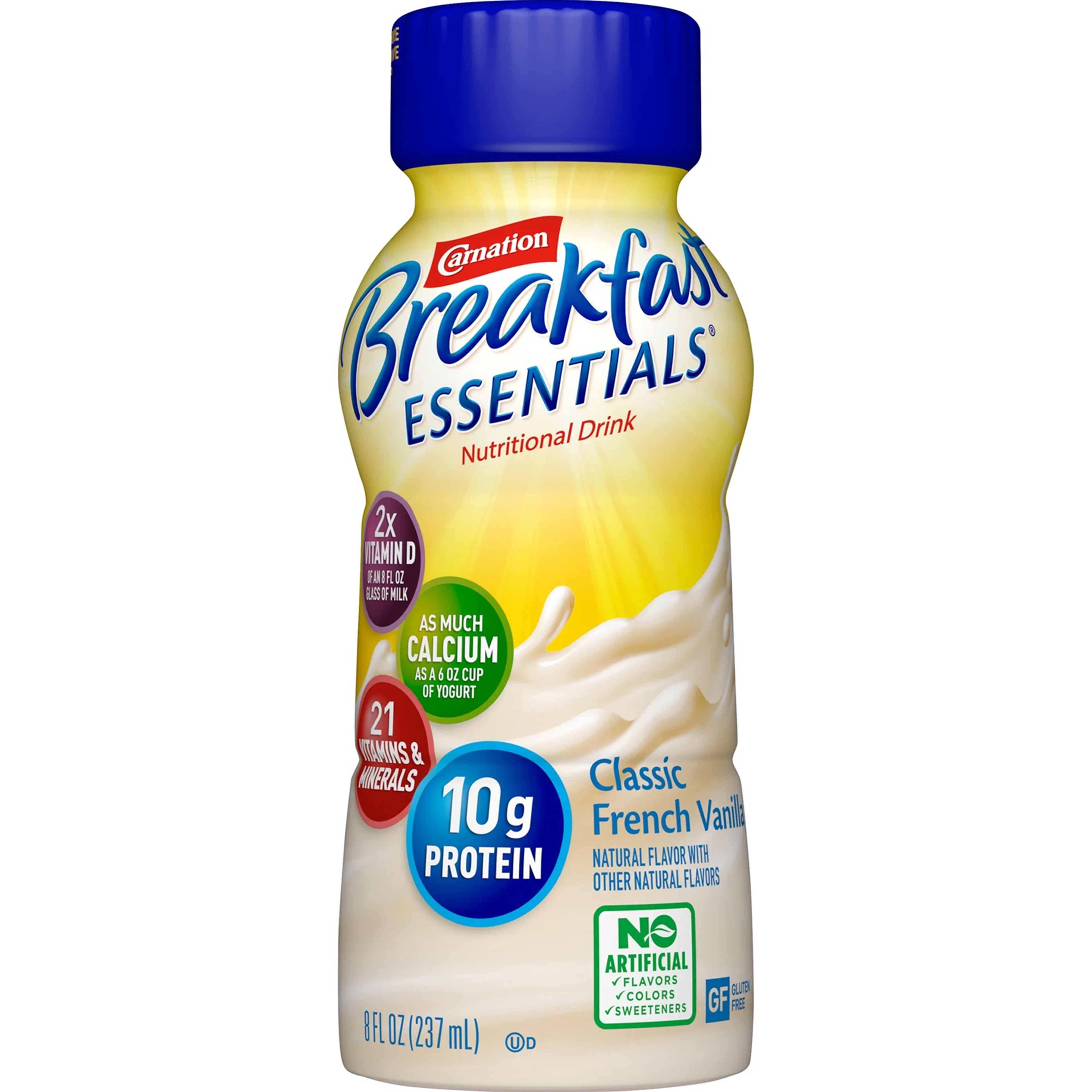 Carnation Breakfast Essentials Complete Nutritional Drink, French Vanilla, 8 oz