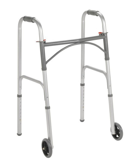 McKesson Adjustable Height Steel Walker, 32-39", 146-10244-4, Case of 4