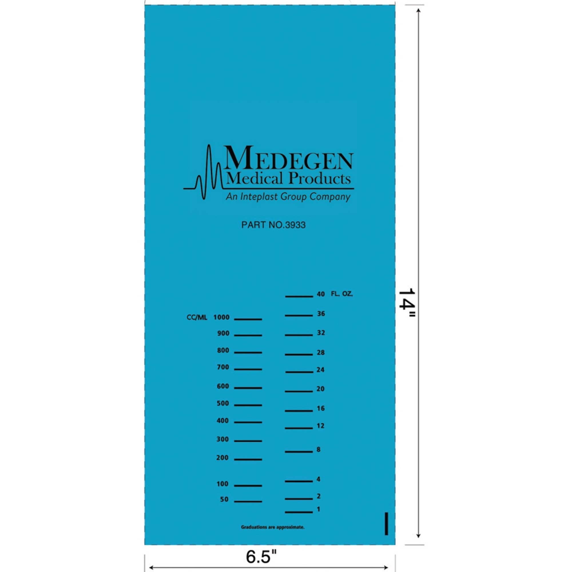 Medegen Medical Emesis Bag, 3933, Pack of 25