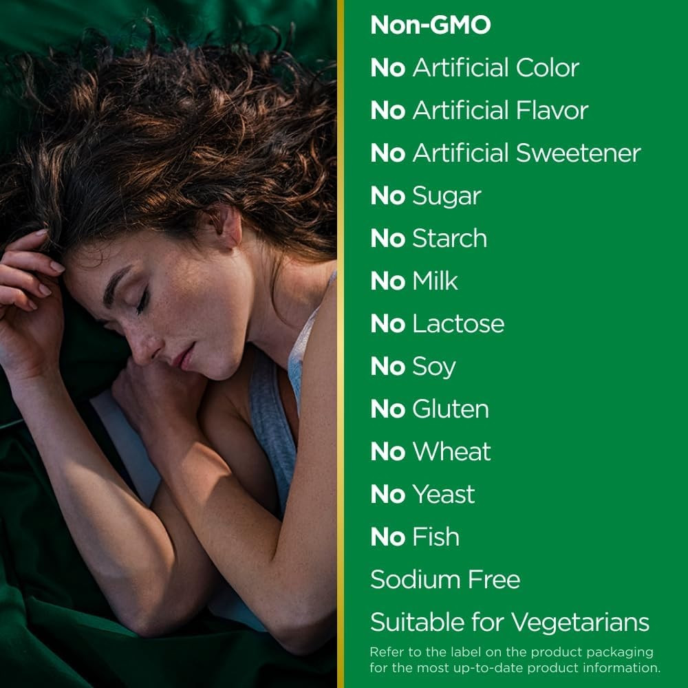 Nature's Bounty Sleep Health Melatonin, 1 mg, 180 Tablets