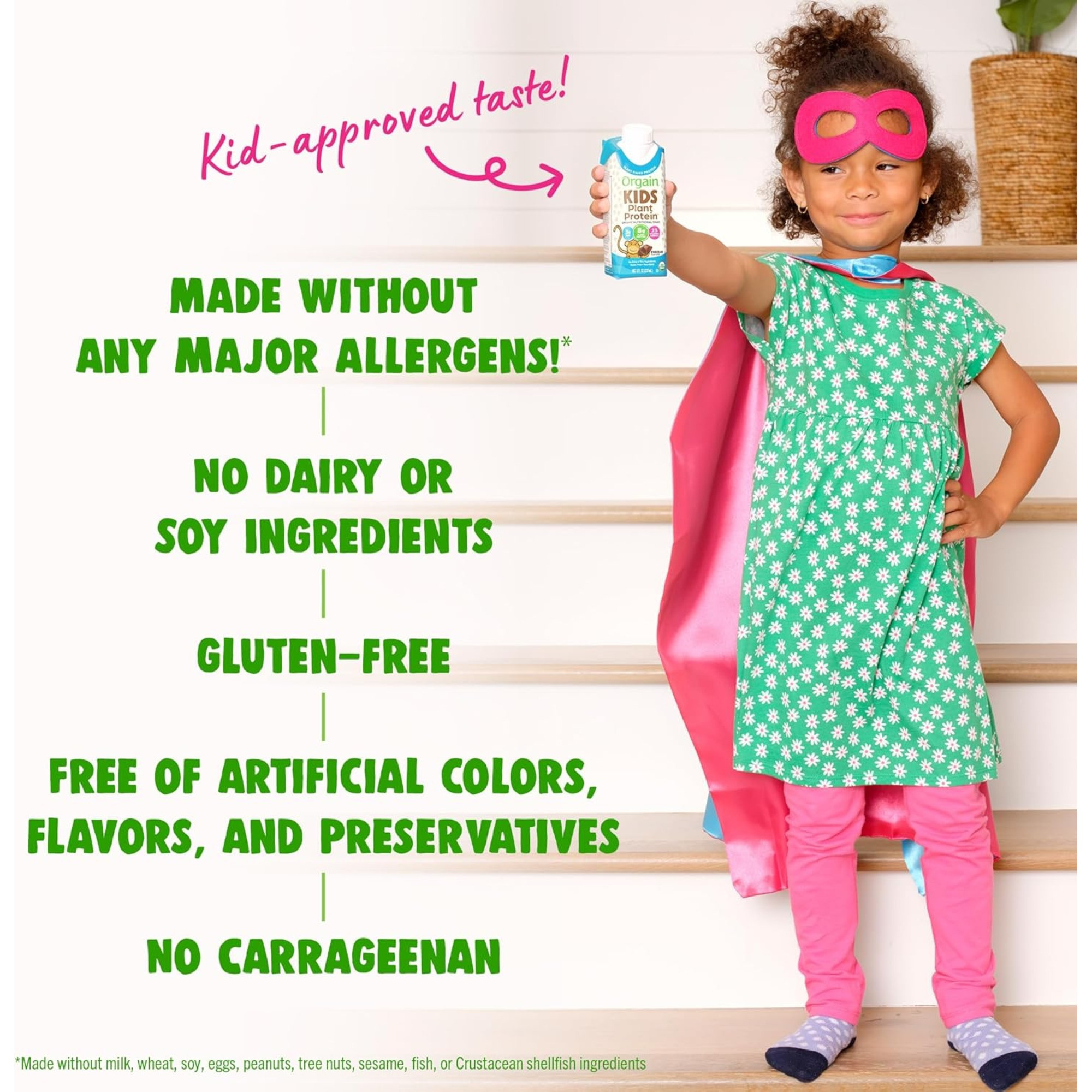 Orgain Kids Plant Protein Organic Nutritional Shake, Chocolate