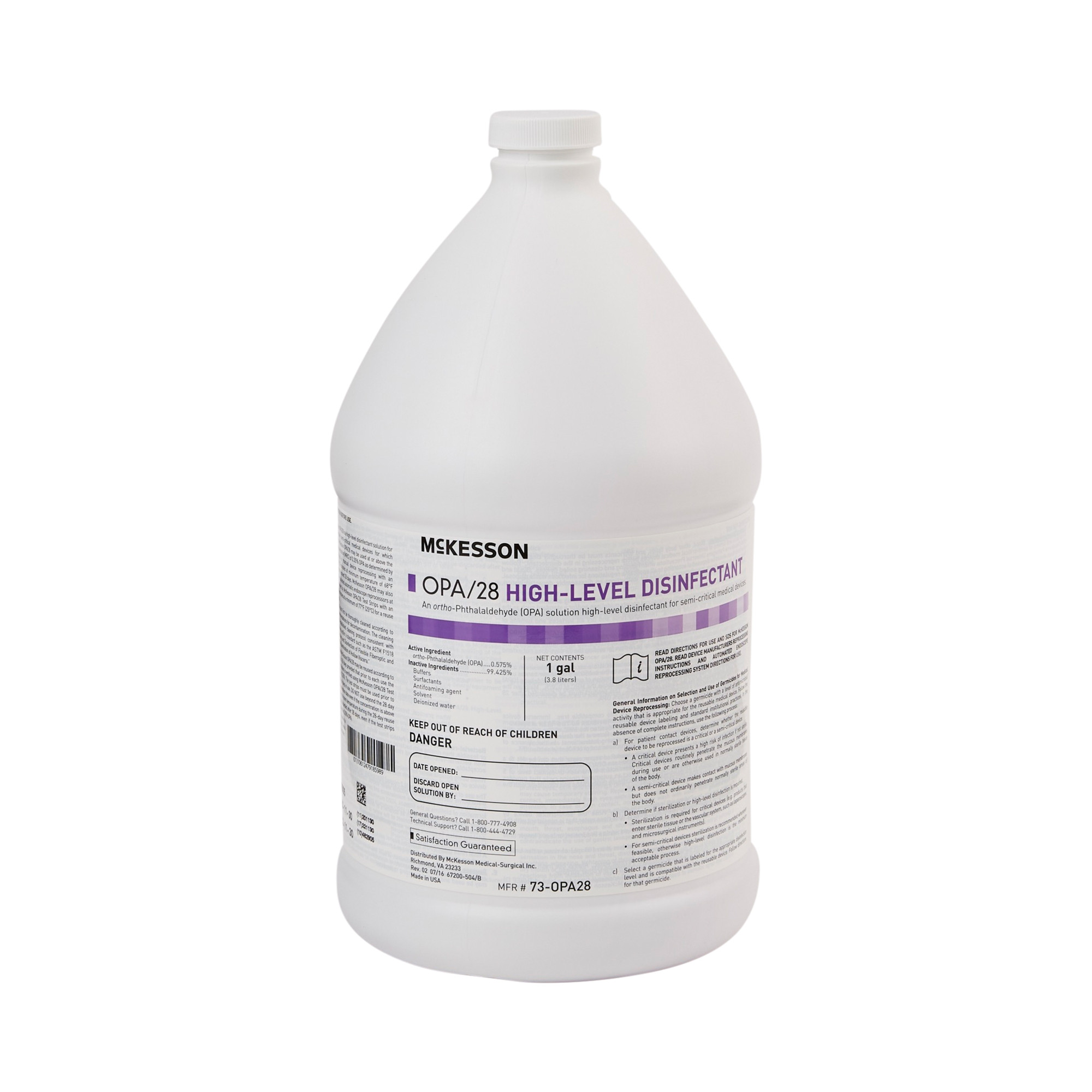OPA High-Level Disinfectant Solution