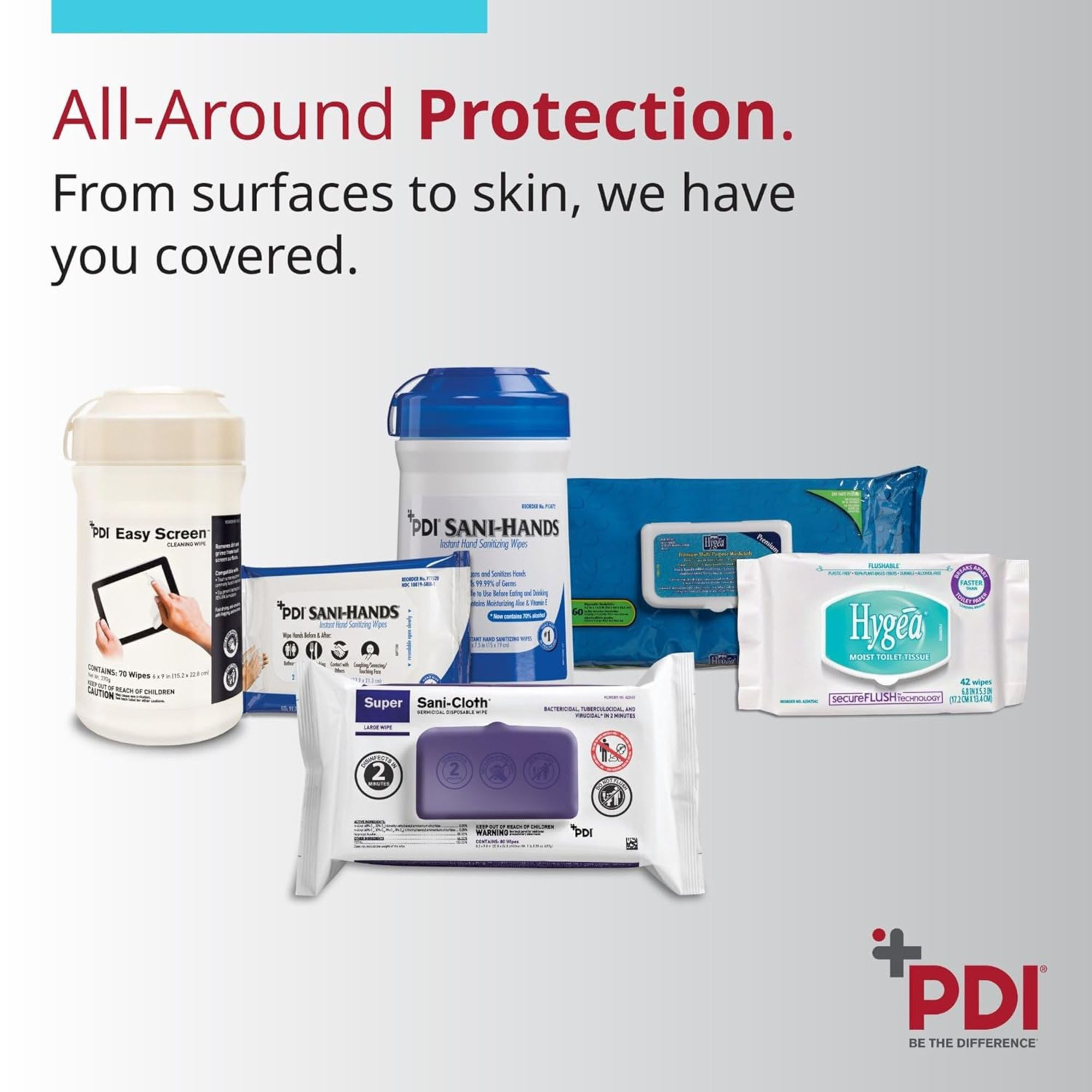 PDI Sani-Hands Instant Hand Sanitizing Wipes
