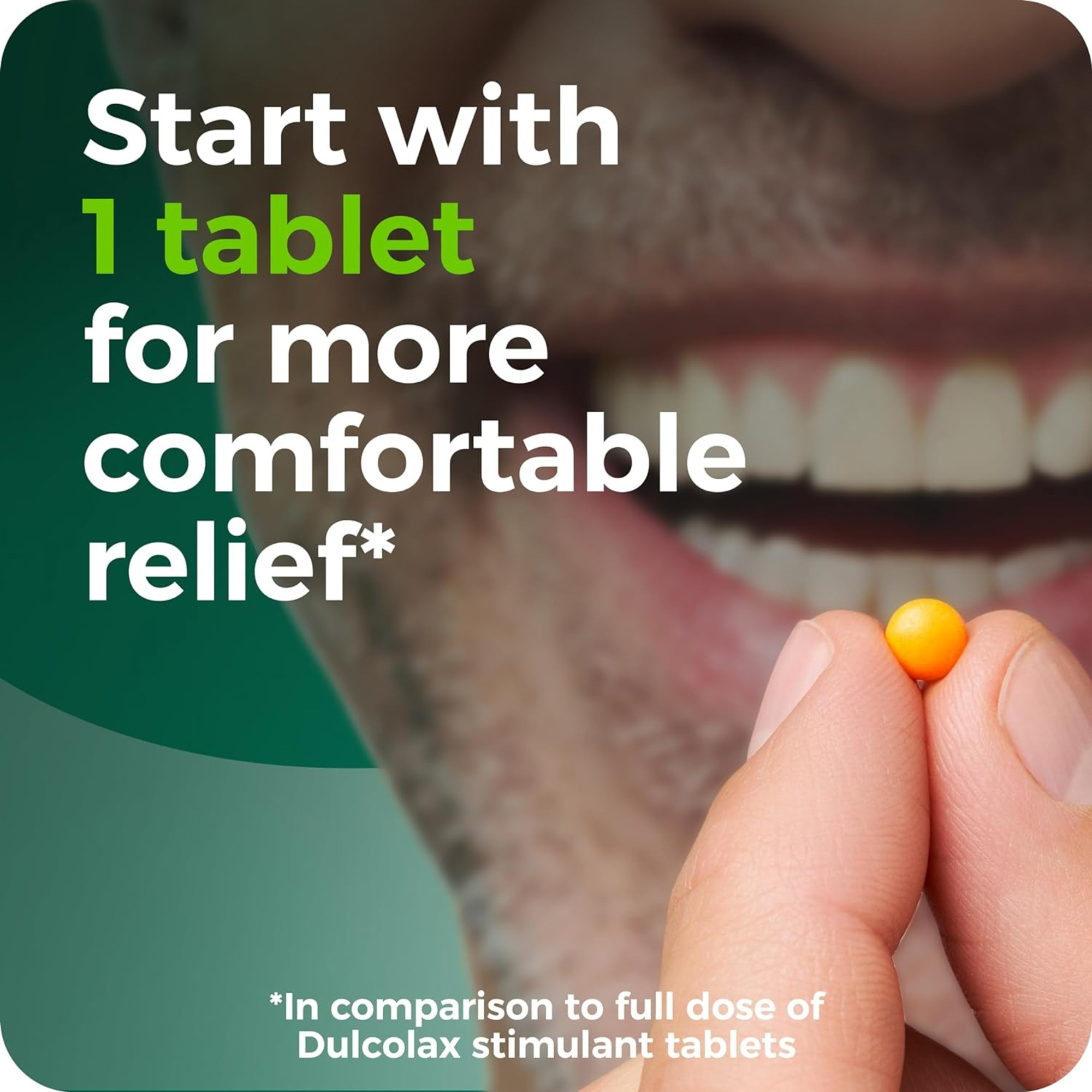 Dulcolax Laxative Tablets Overnight Relief, 5 mg