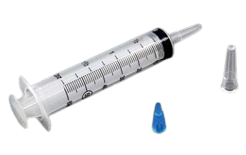 AMSure Enteral Feeding/Irrigation Flat Top Piston Syringe, Pole Bag, Catheter Tip, 60 mL, AS116, Case of 30