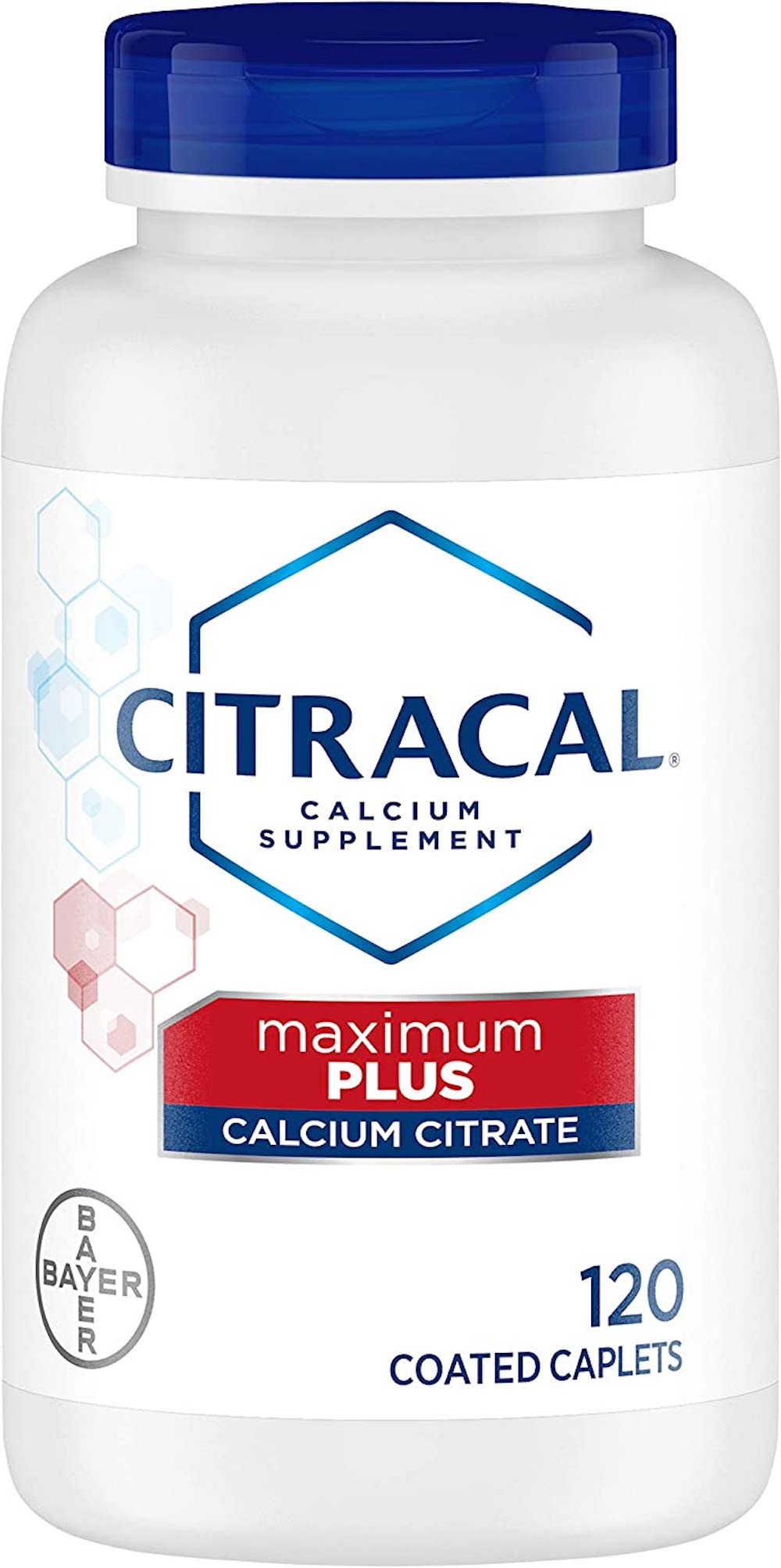 Citracal Maximum Calcium Citrate Formula with D3, 315 mg, 120 Coated Tablets, 01650053505, 1 Bottle