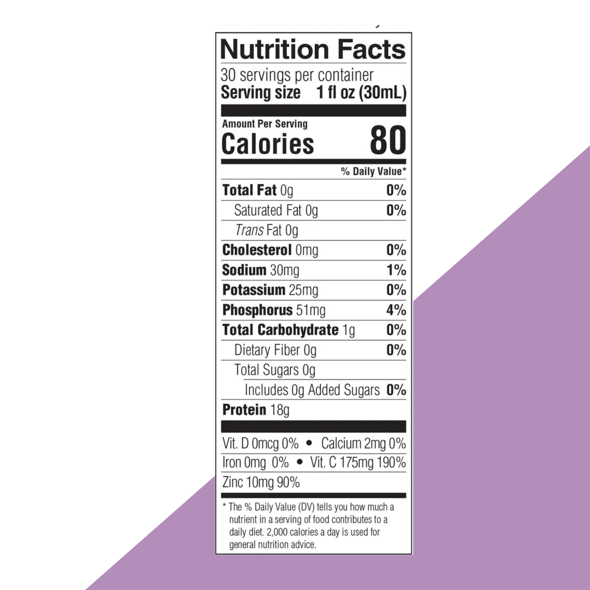 ProSource ZAC Complete Liquid Protein Supplement, Berry Punch, 30 oz.