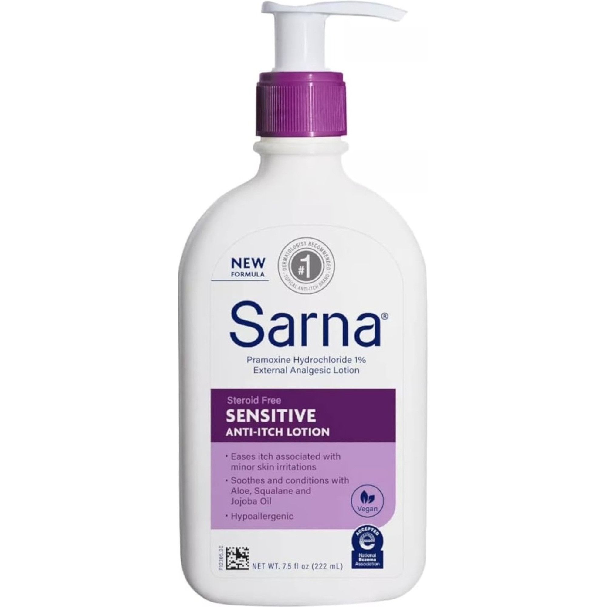 Sarna Sensative Itch Relief 1% Strength Lotion 7.5 oz., 30316023075, 1 Each