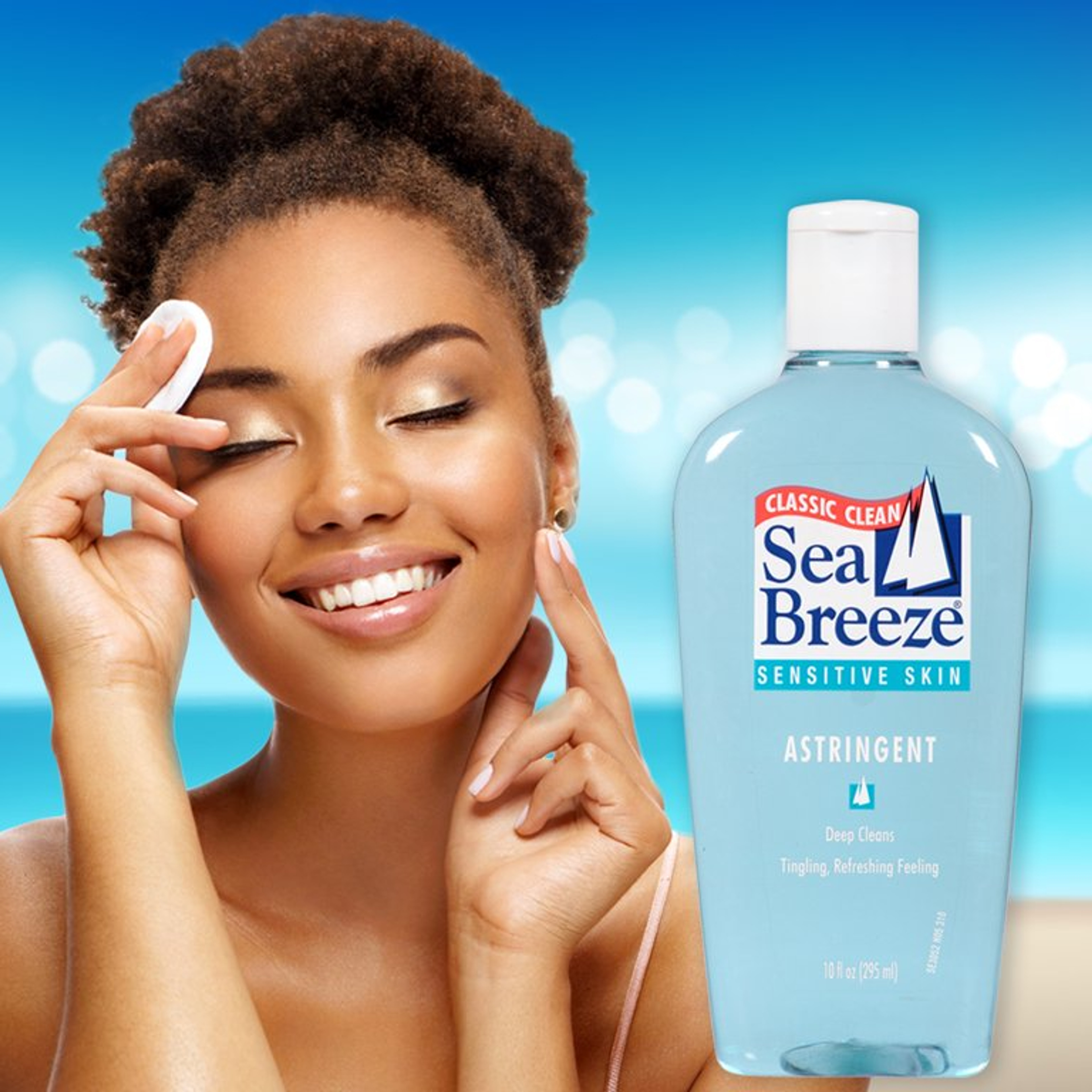 Sea Breeze Sensitive Skin Fresh Clean Astringent, 10 oz.