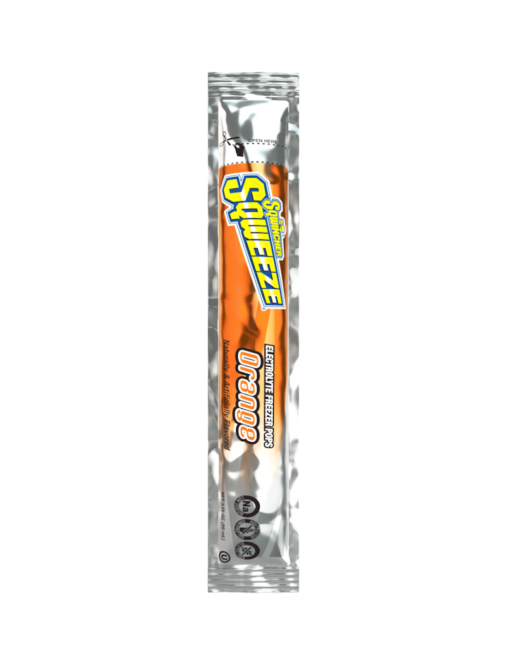 Sqwincher Squeeze Electrolyte Freezer Pops, Assorted Flavors, 3 oz., X352-W7600, Case of 150 (15 Bags)