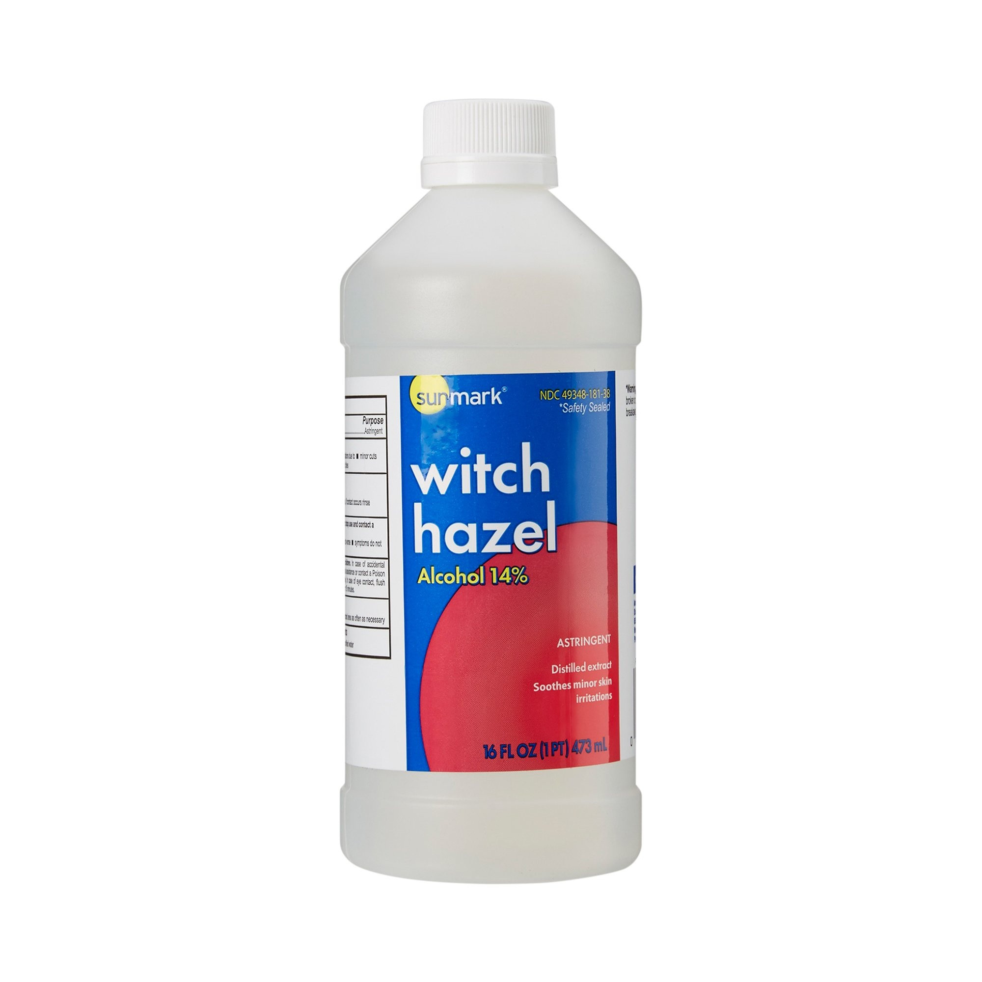 sunmark Witch Hazel Astringent, 16 oz., 49348018138, 1 Each