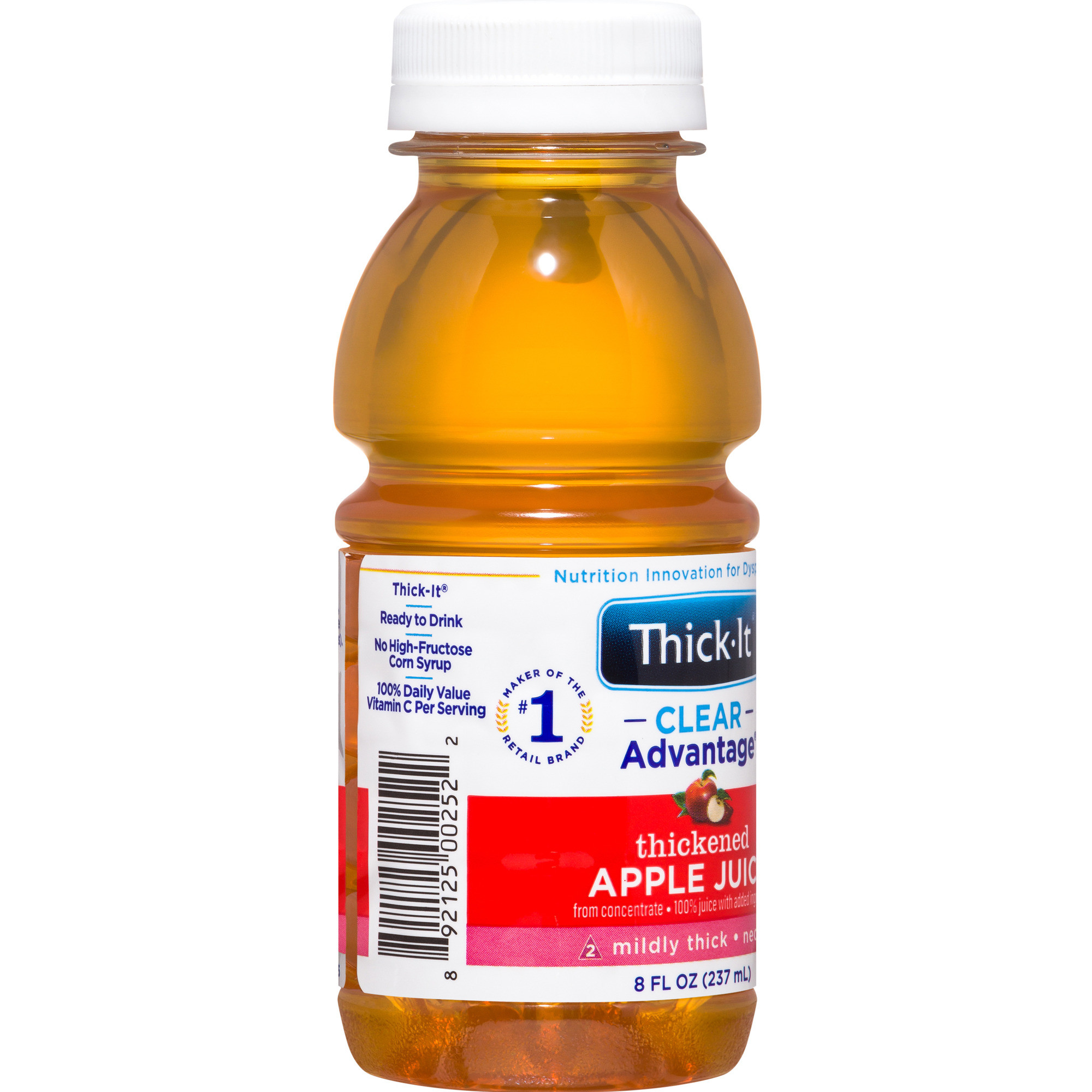 Thick-It Clear Advantage Thickened Apple Juice, Nectar Consistency, Mildly Thick, 8 oz.