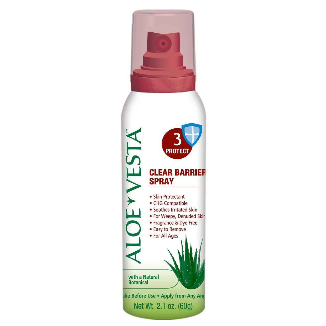 Aloe Vesta Clear Barrier Spray, 2.1 oz.