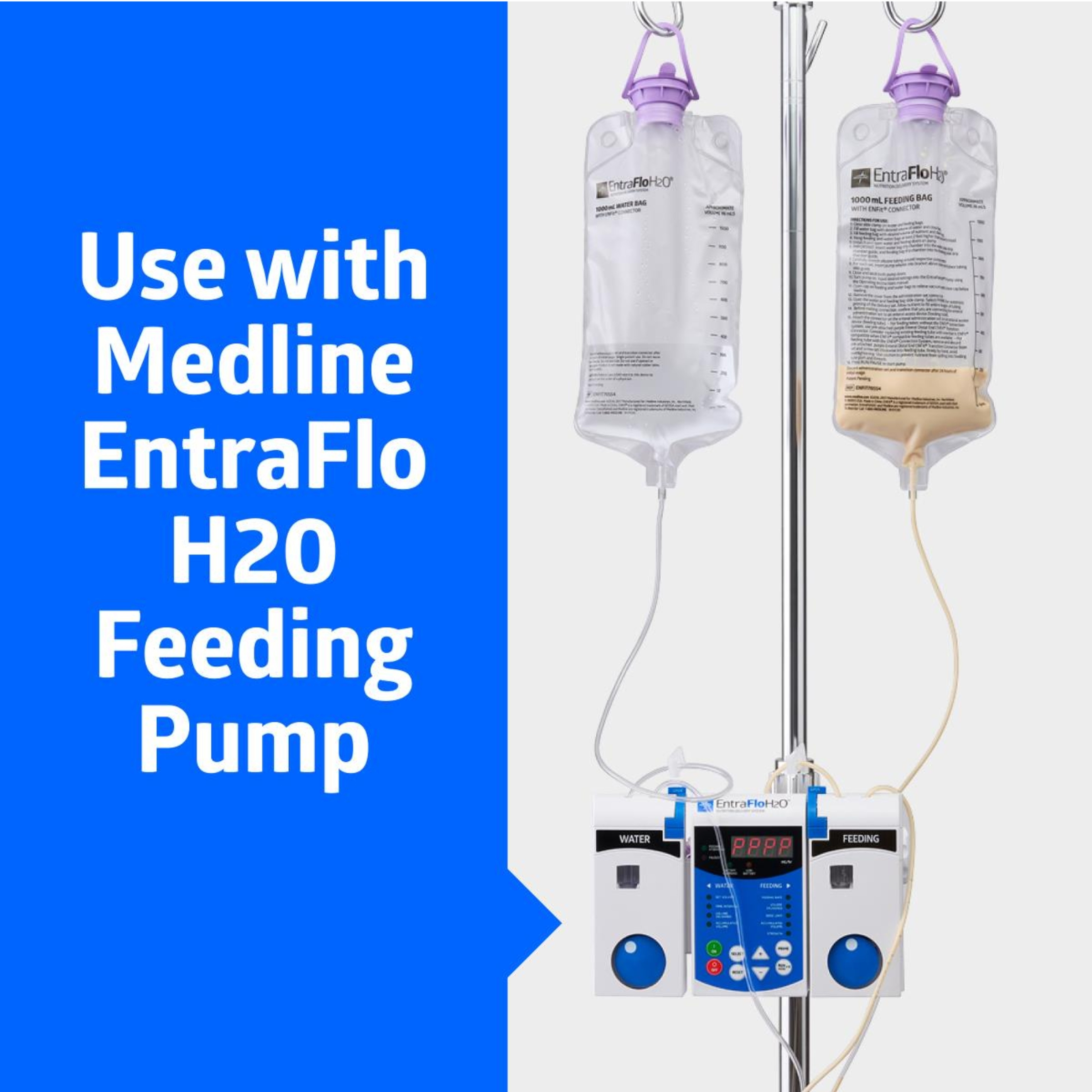 Medline EntraFlo H2O Feeding Set, Spike Set
