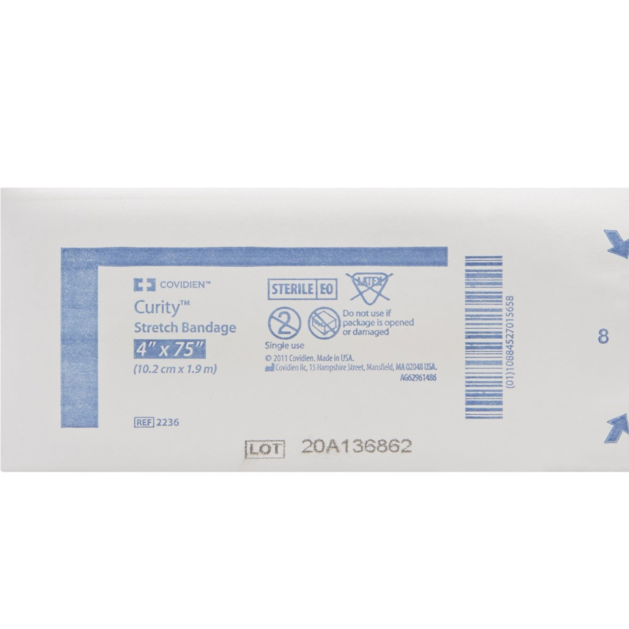 Cardinal Curity Stretch Bandage Roll, 4 X 75"