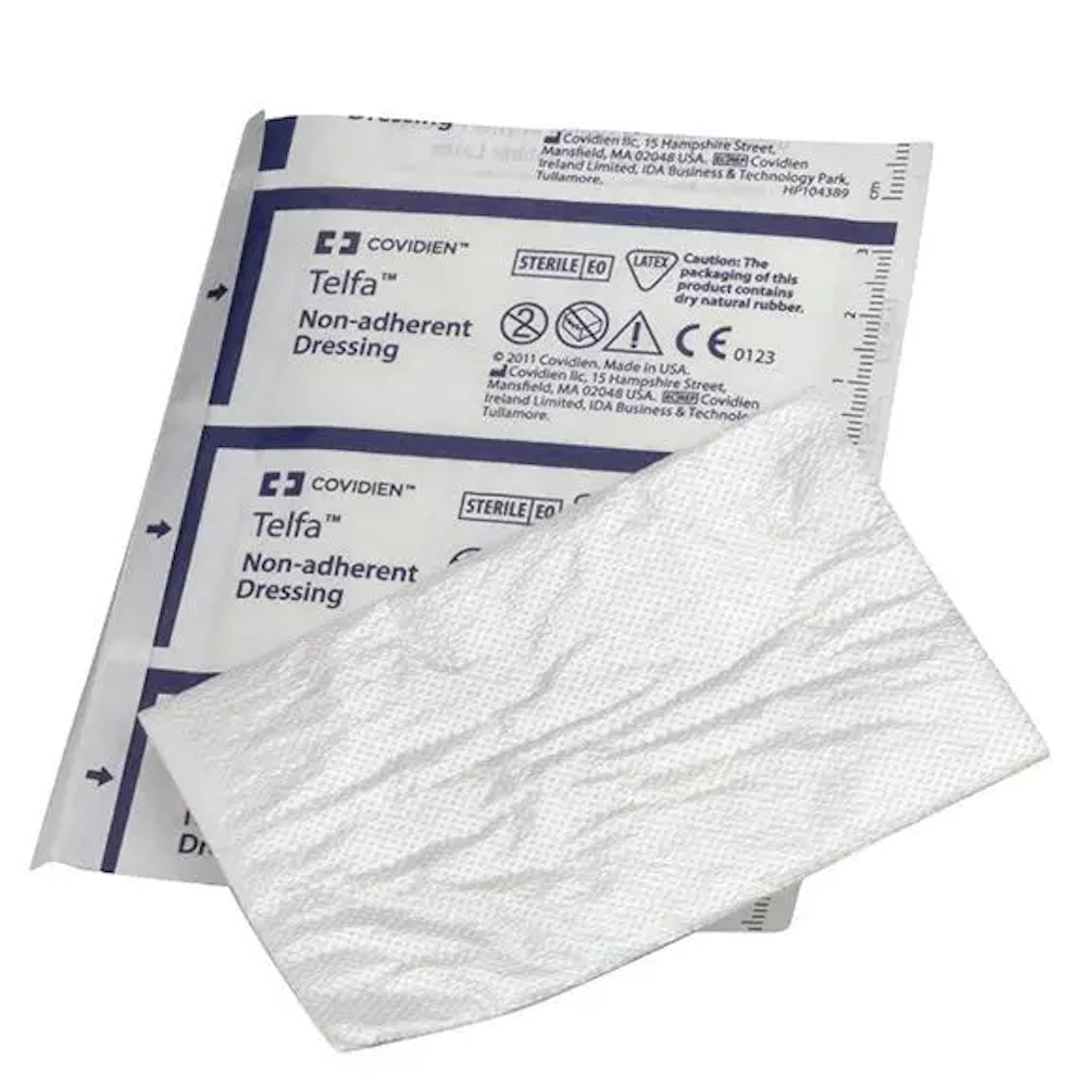 Cardinal Telfa Non-Adherent Dressing, 3 X 4"