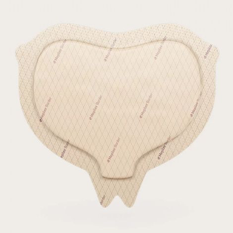 Molnlycke Mepilex Border Sacrum Five-Layer Foam Sacral Dressing, 9-1/5 X 9-1/5"