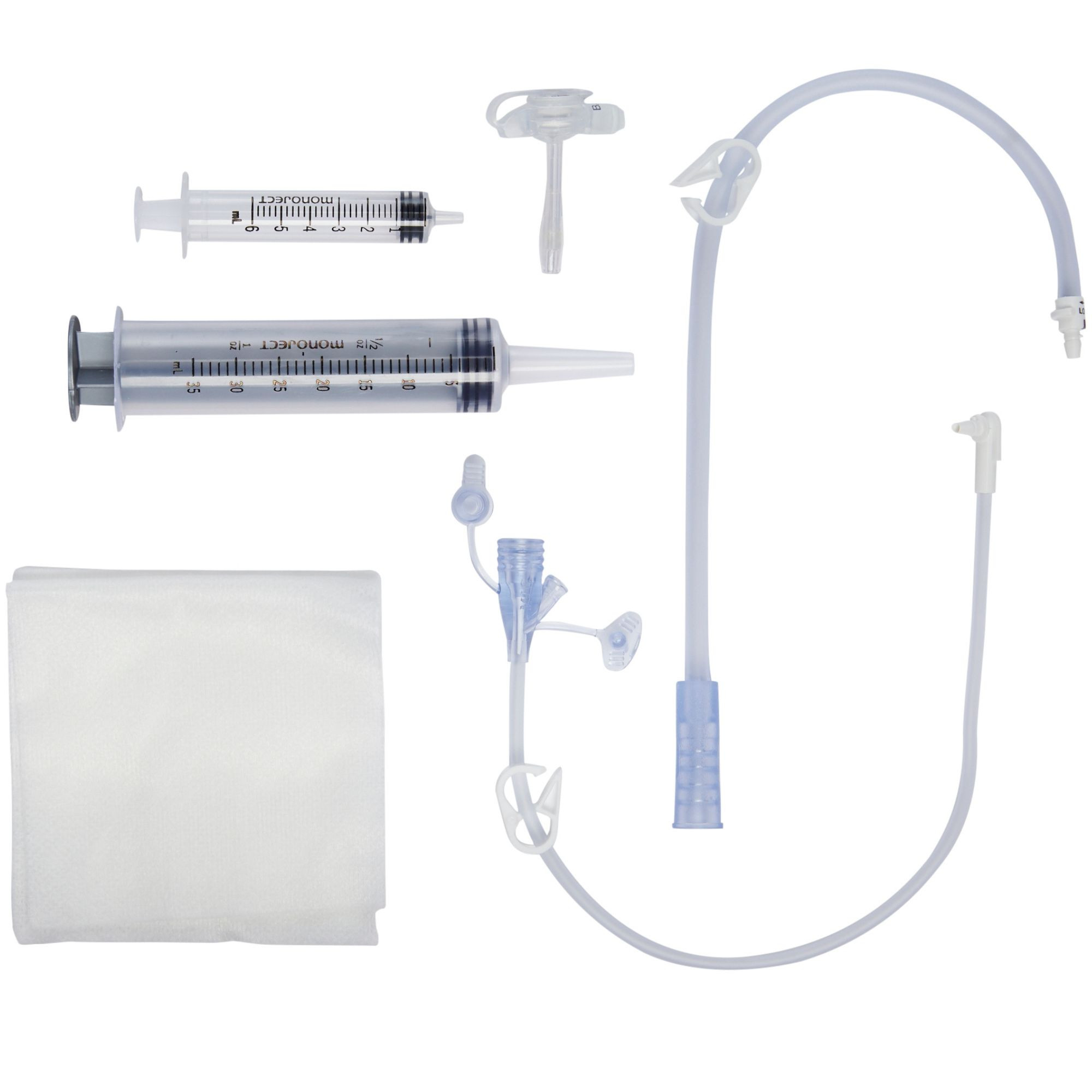 MIC-KEY Low-Profile Gastrostomy Feeding Tube Kit, 14 Fr., 2.0 cm Tube, 0120-14-2-0, 1 Each