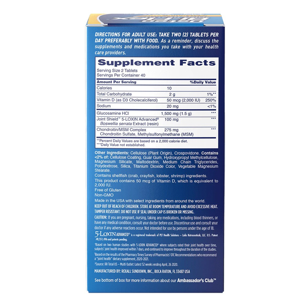 Osteo Bi-Flex Joint Health Triple Strength with Vitamin D Supplement, 80 Tablets