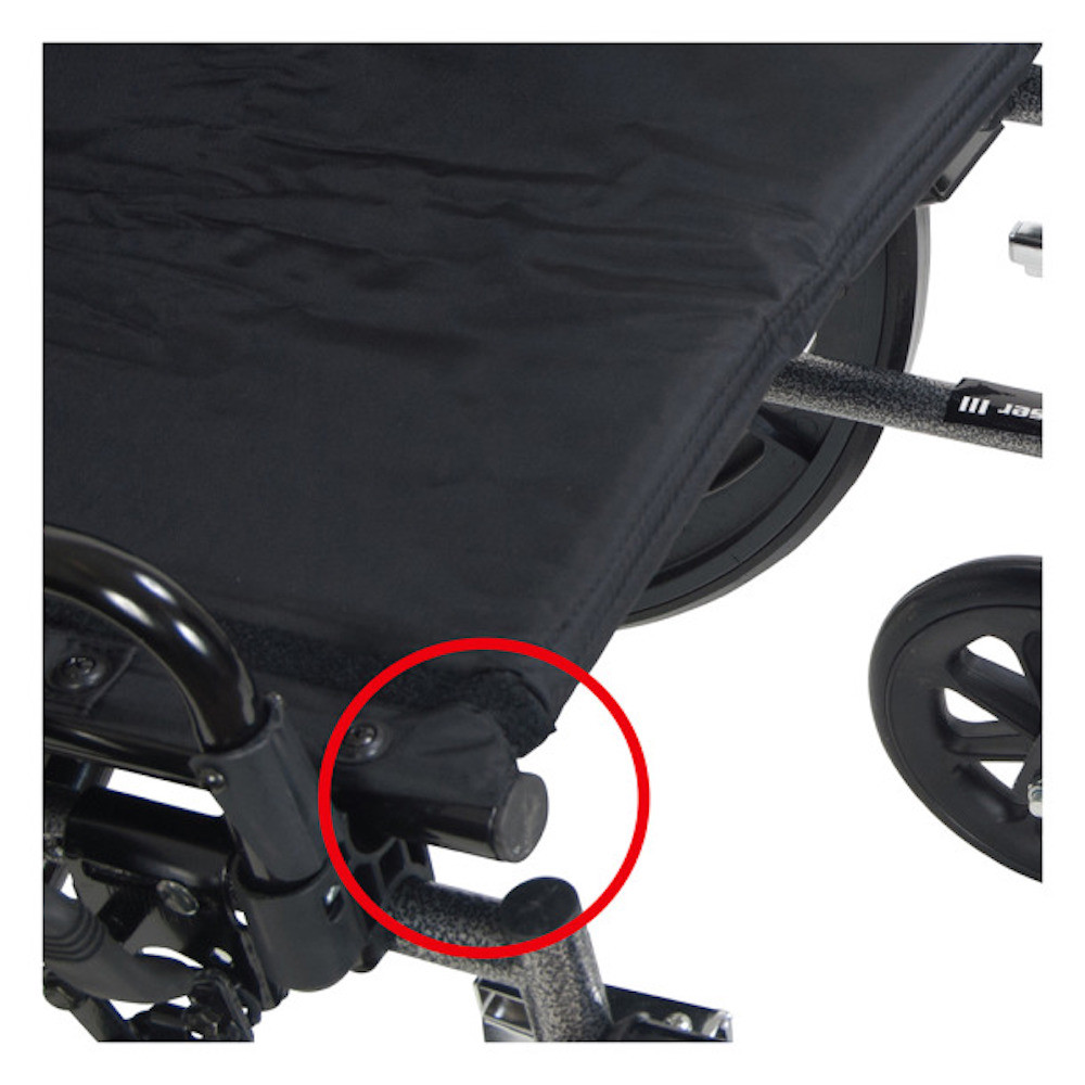 Drive Cruiser III Wheelchair, Flip Back Detachable Full Arm, Swing-Away Footrests