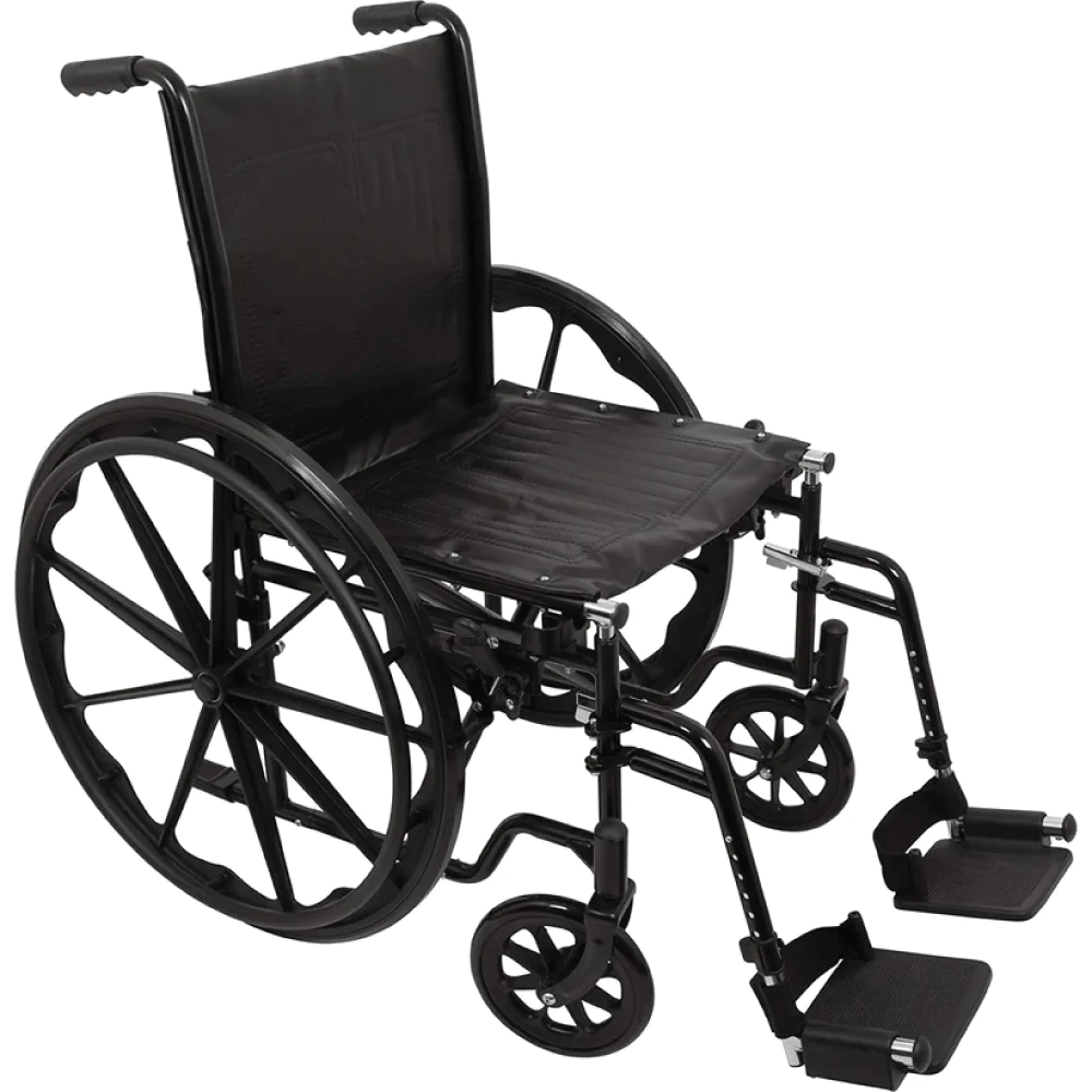 PMI ProBasics K1 Standard Wheelchair, Lightweight, Flip-Back Armrest, WC12016DS, 20" - 1 Each