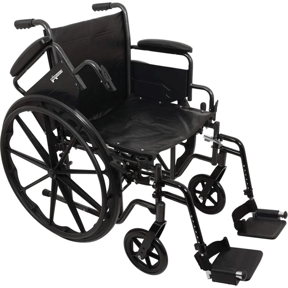 PMI ProBasics K2 Standard Hemi Wheelchair, Flip Back Arms, WC21816DS, 18" - 1 Each