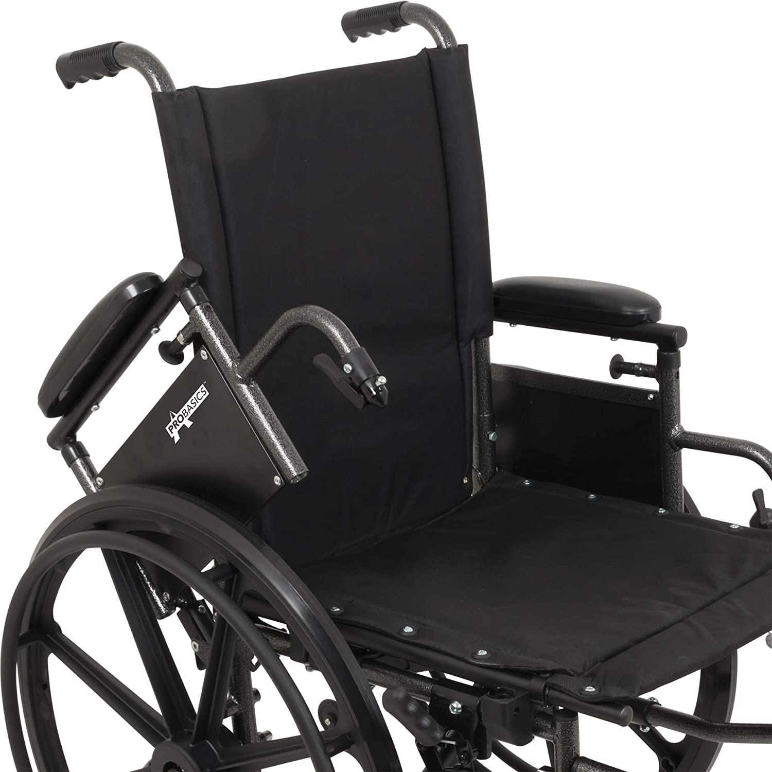 ProBasics K4 High Strength Wheelchair, Lightweight, Flip-back Padded Armrests, Swing-Away Footrests, WC41616DS, 16" - 1 Each