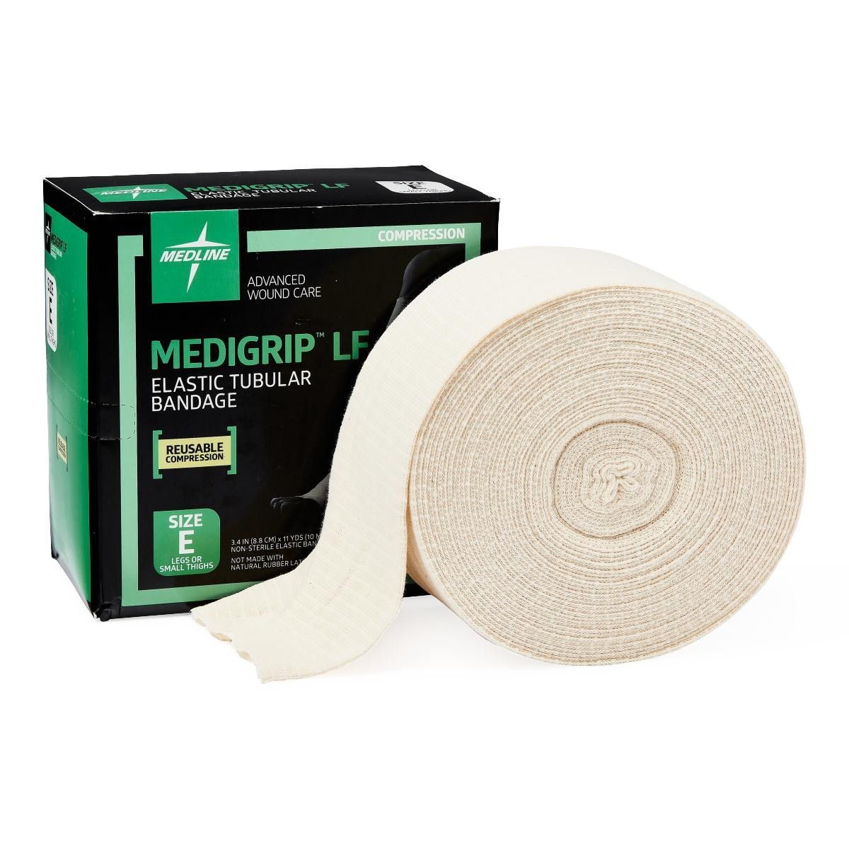 Medigrip Elasticated Tubular Bandage, Small Leg/Small Thigh, 3.5" X 11 Yds., MSC9504, Size E - 1 Box