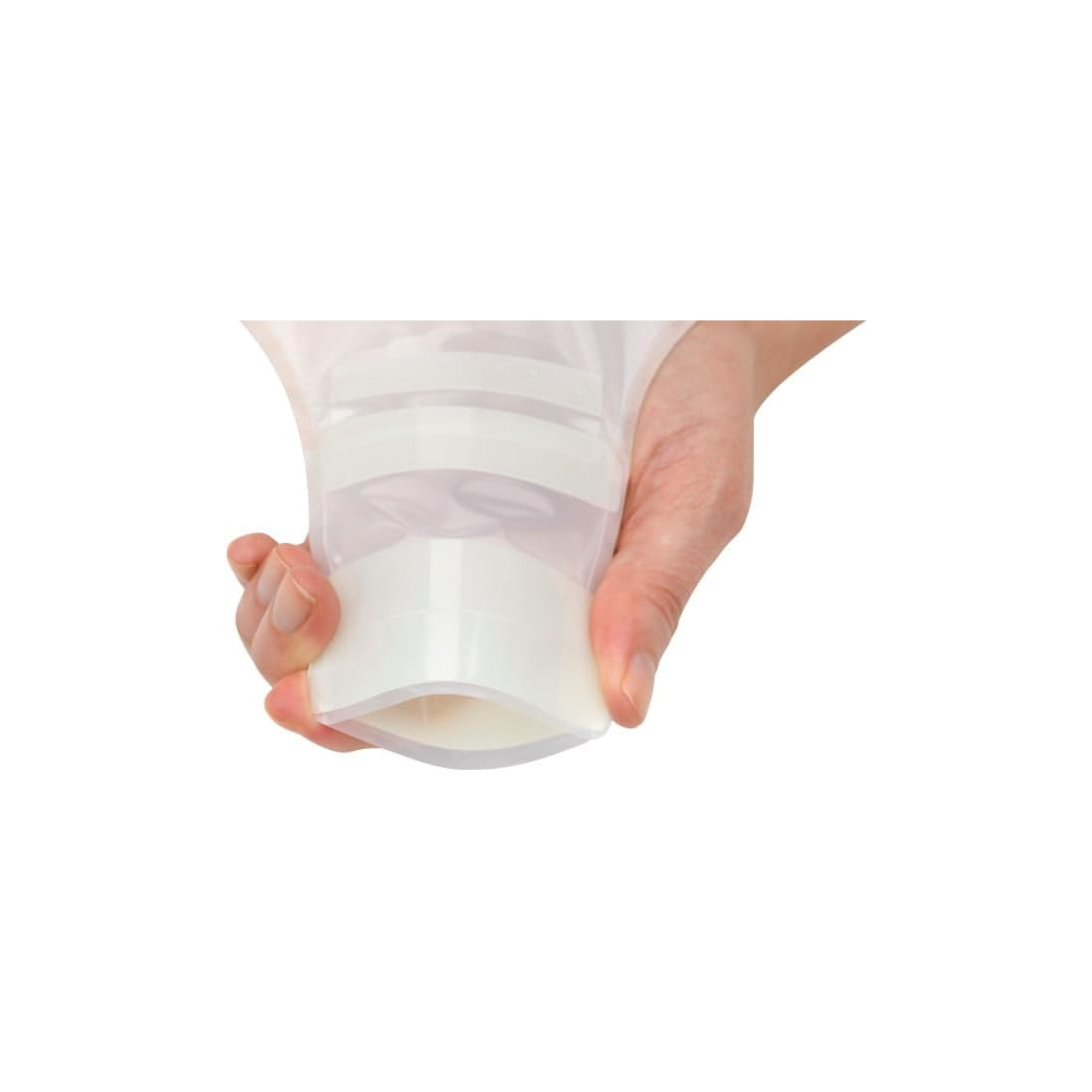 Hollister New Image Two-Piece Drainable Ostomy Pouch with Lock 'n Roll Microseal Closure, Beige 