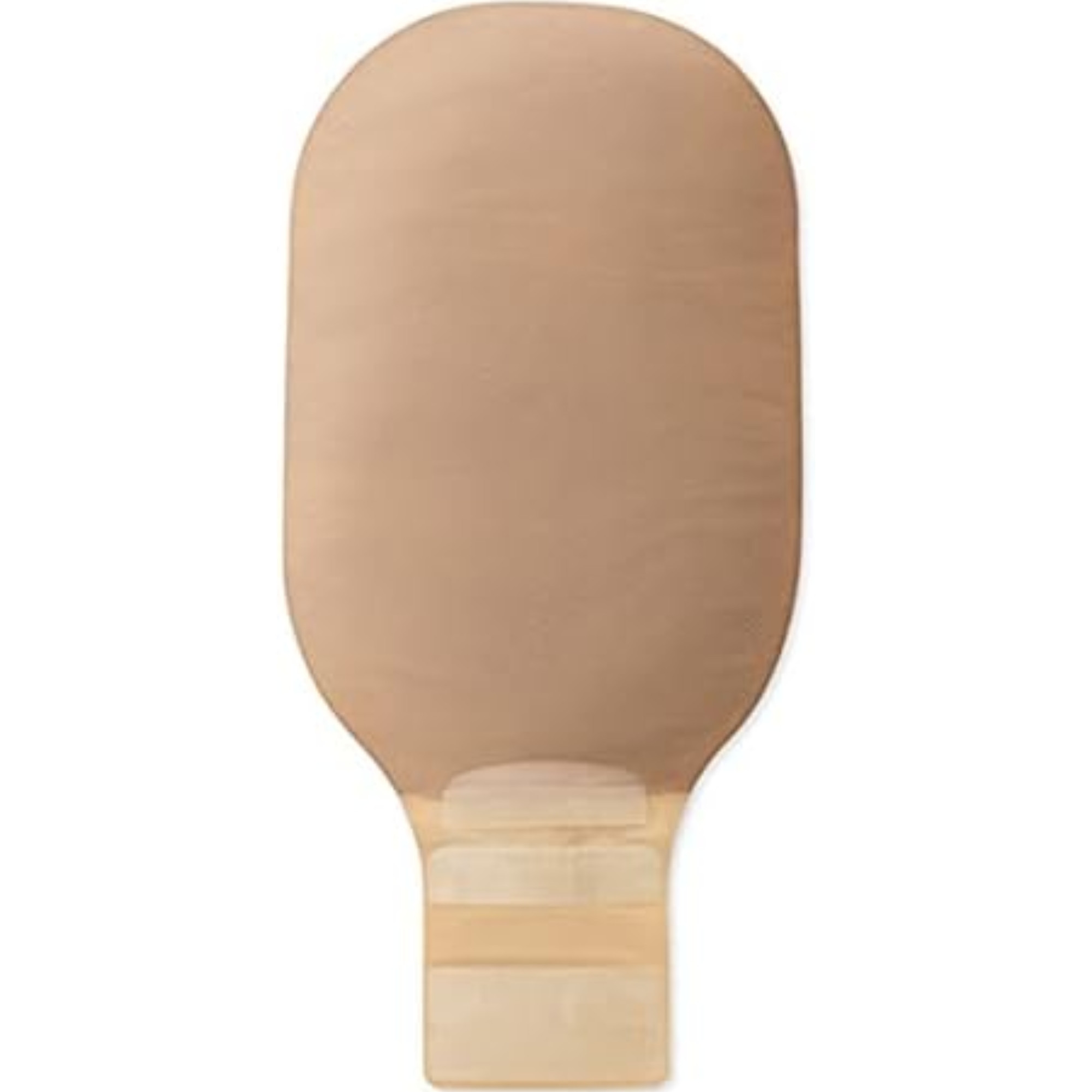 Hollister New Image Two-Piece Drainable Ostomy Pouch with Lock 'n Roll Microseal Closure, Beige 