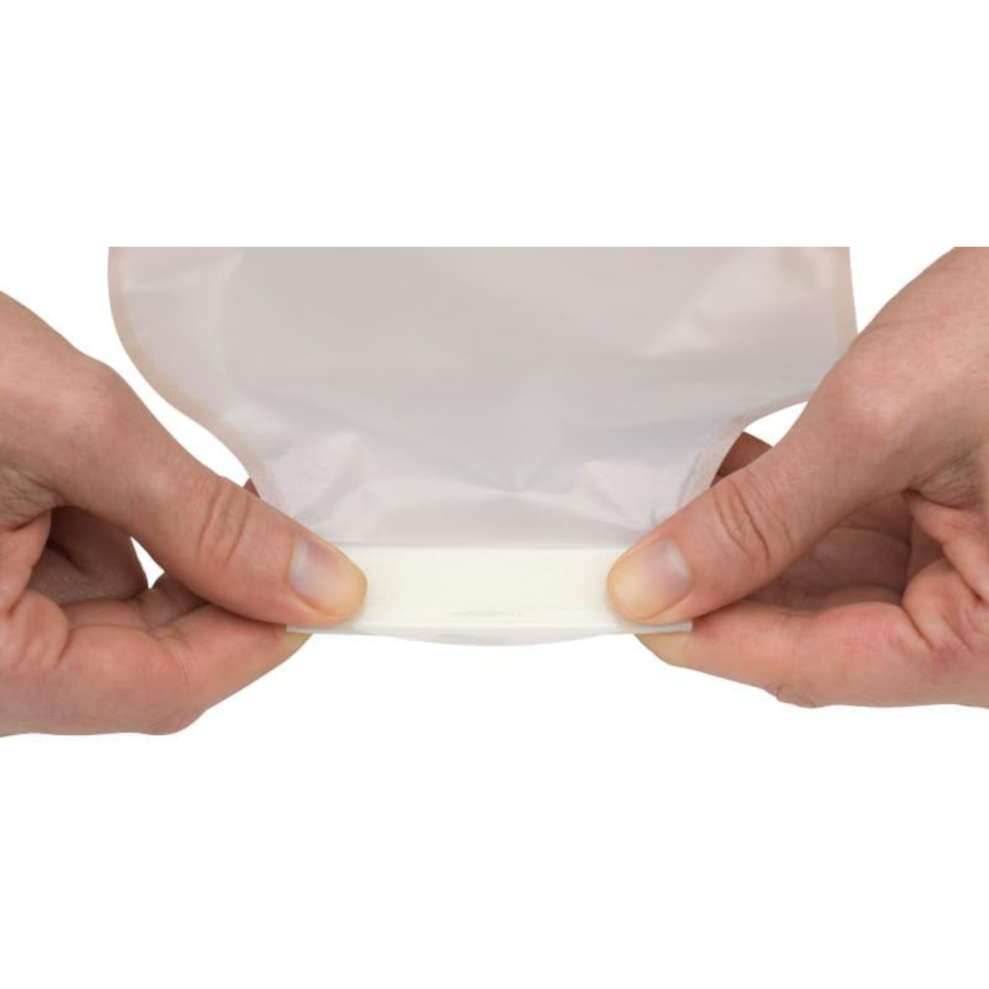 Hollister New Image Two-Piece Drainable Ostomy Pouch with Lock 'n Roll Microseal Closure, Beige 