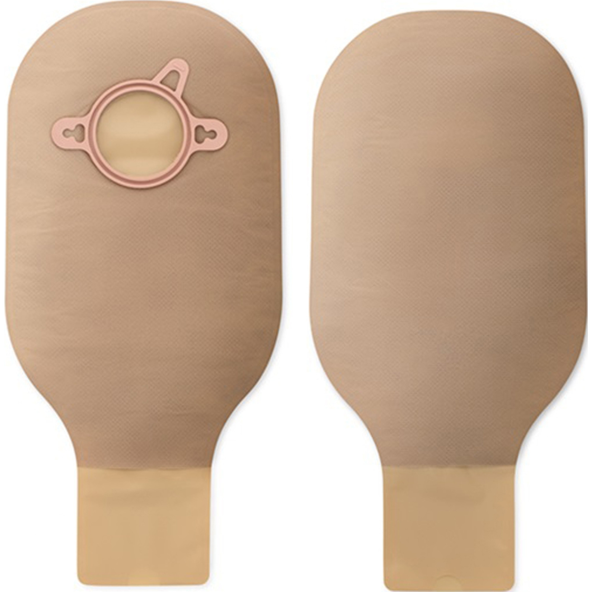 Hollister New Image Two-Piece Drainable Ostomy Pouch with Lock 'n Roll Microseal Closure, Beige 
