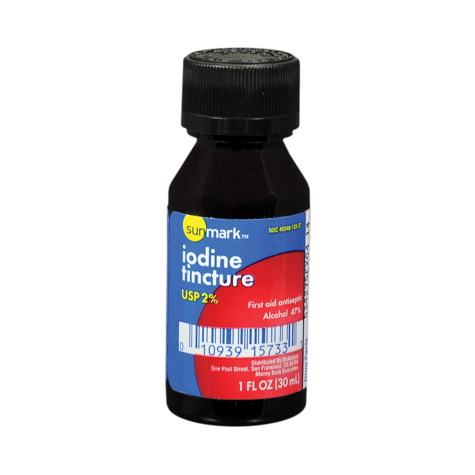 sunmark Iodine Tincture, 1 oz., 49348013327, 1 Each