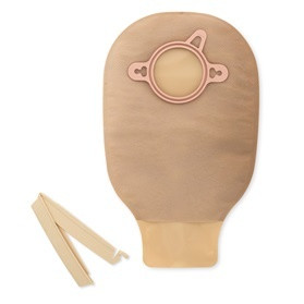 New Image Two-Piece Drainable Mini Ostomy Pouch, Clamp Closure, 18203, 2.25" Opening - Box of 10