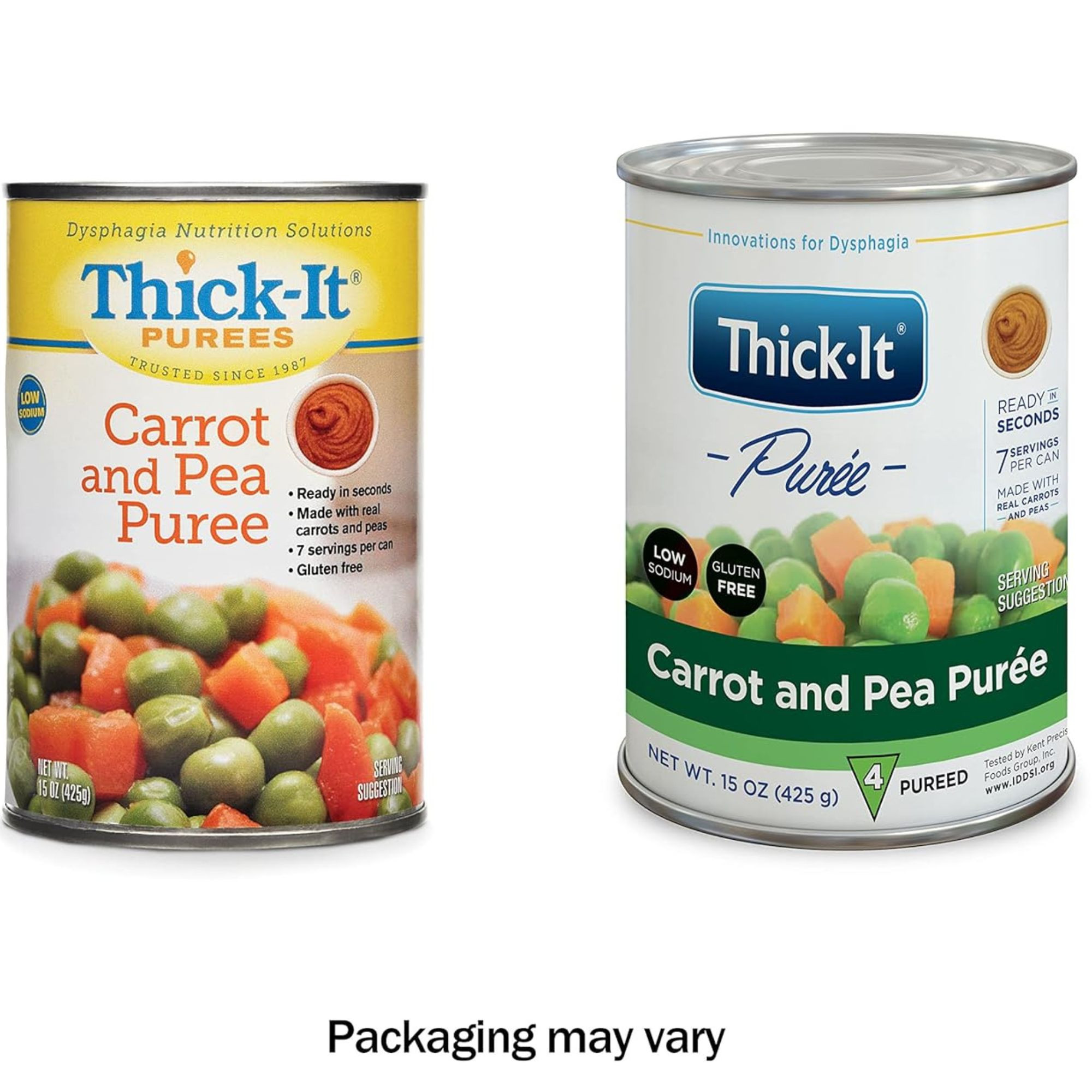 Thick-It Ready to Use Puree Consistency, Assorted Veggie Variety Pack, 15 oz. Can