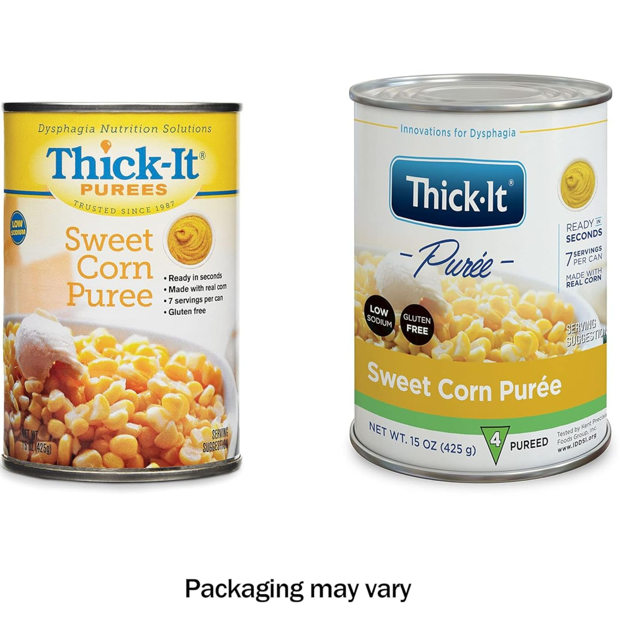 Thick-It Ready to Use Puree Consistency, Assorted Veggie Variety Pack, 15 oz. Can