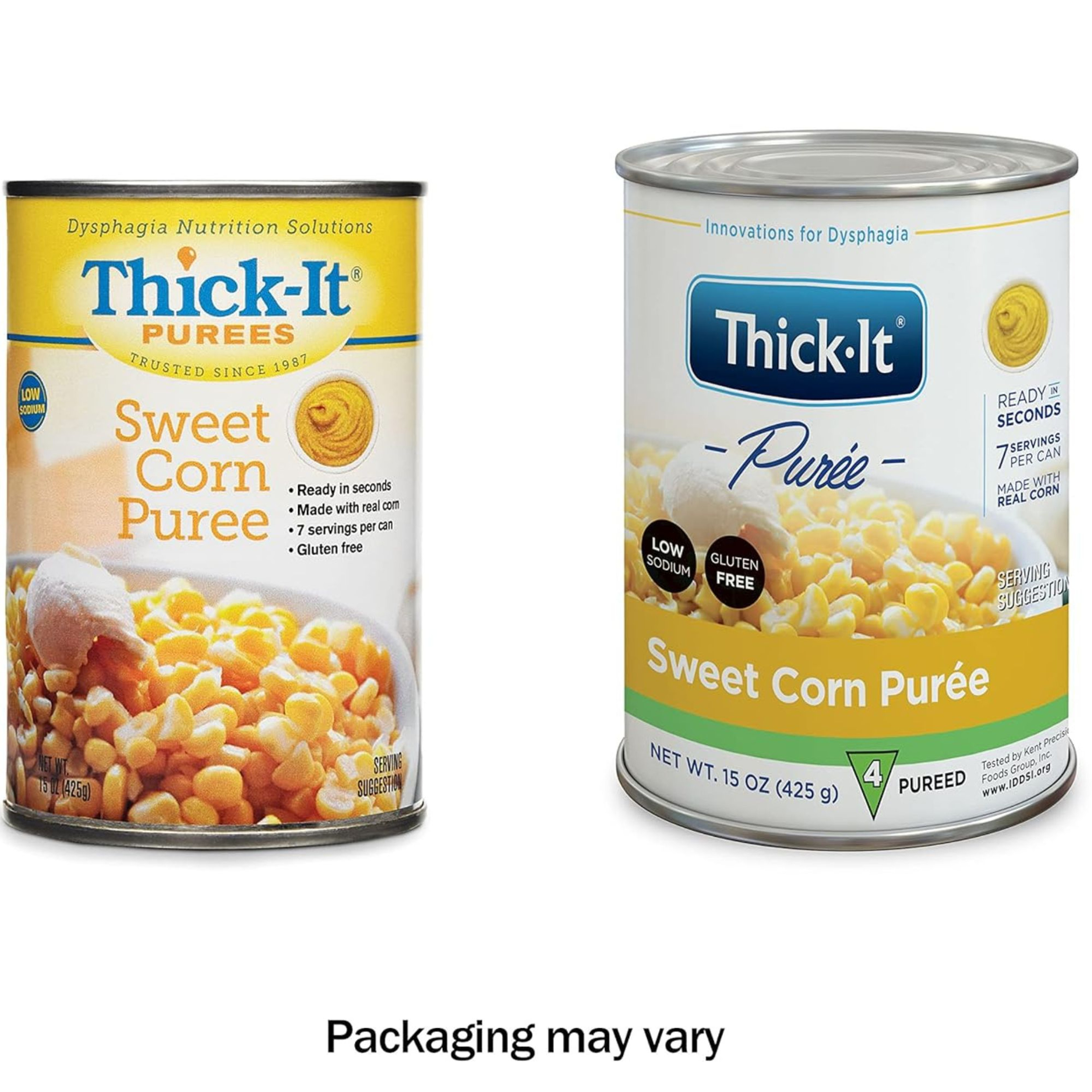 Thick-It Ready to Use Puree Consistency, Assorted Veggie Variety Pack, 15 oz. Can