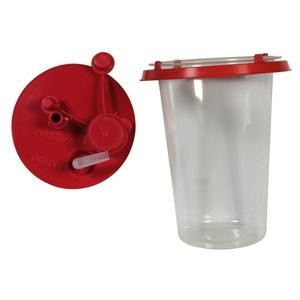 Cardinal Health Medi-Vac CRD Suction Canister Liner with Lid, 1000 cc, 65651510, 1 Each