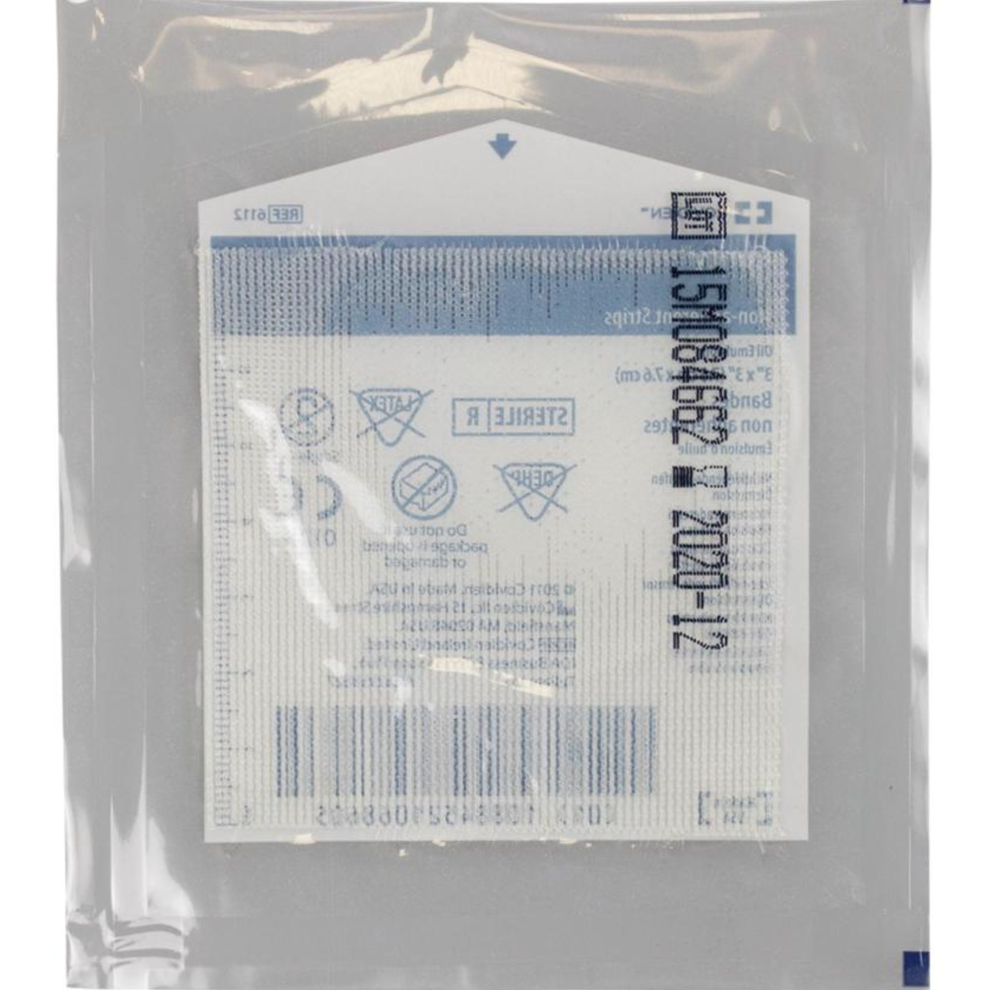 Cardinal Health Curity Non-Adhering Oil Emulsion Strips, 3 X 3", 6112, Box of 50