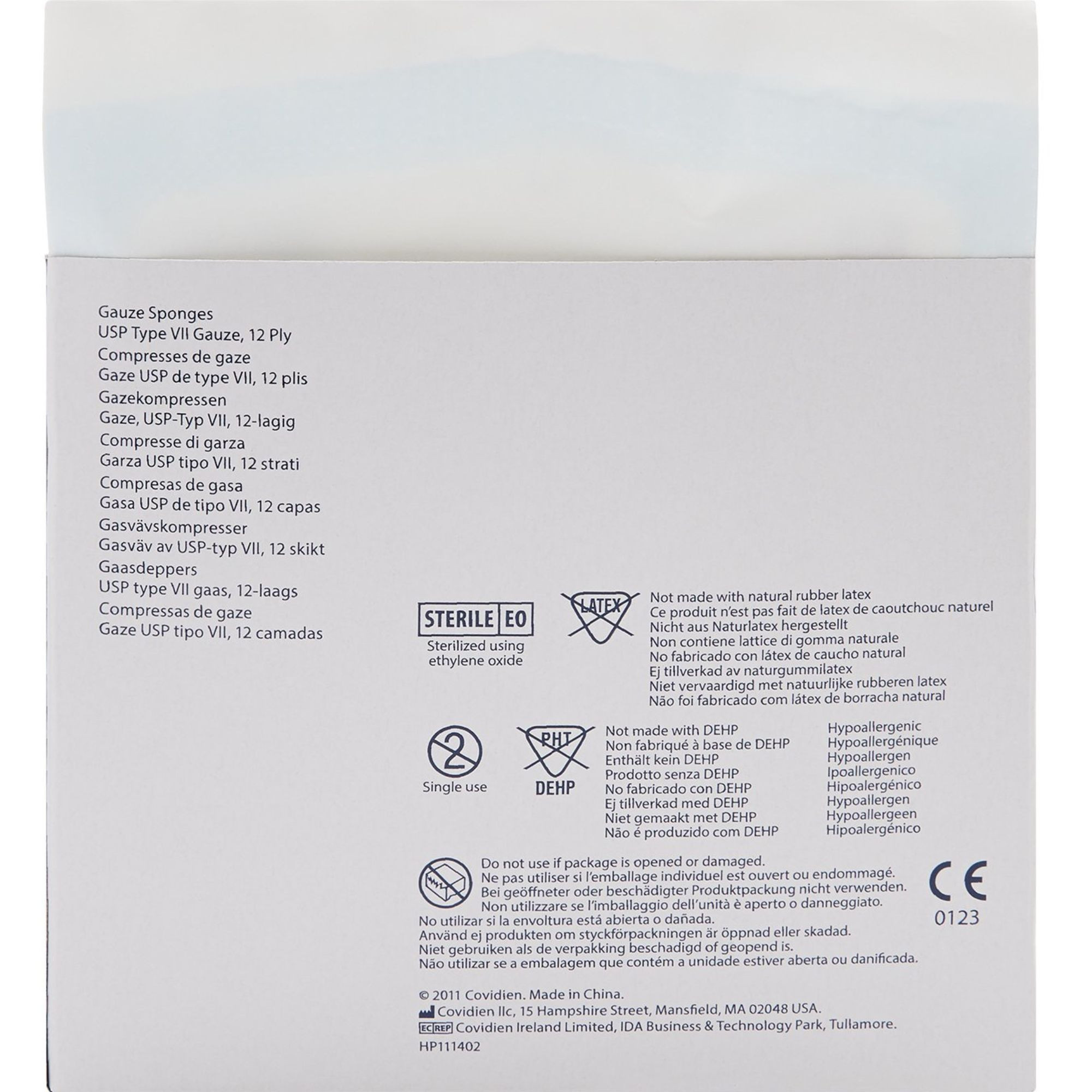 Curity Sterile 12-Ply Gauze Sponges, 4 X 4 inches