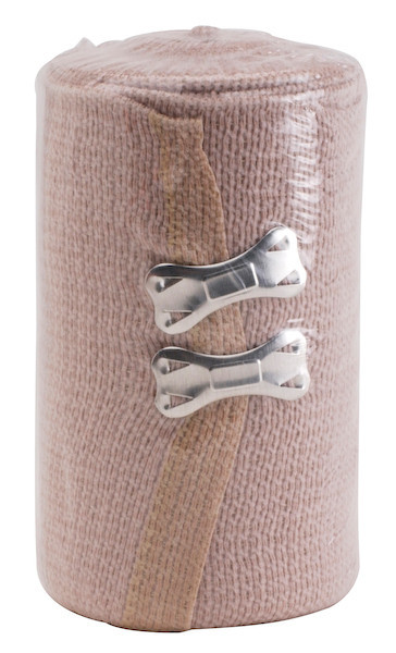 REB Double Length Standard Compression Elastic Bandage, 4" X 10 Yds.