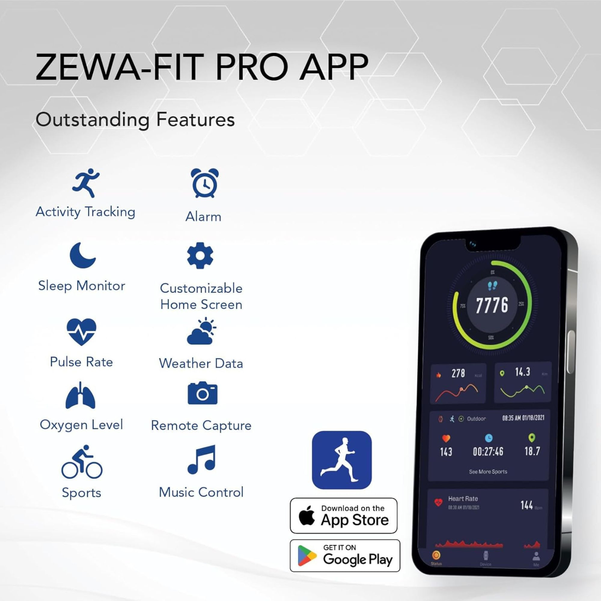 Zewa Bluetooth Activity Tracker