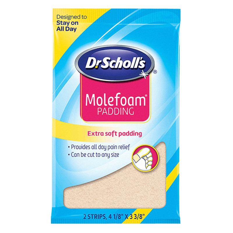 Dr. Scholl's Molefoam Padding, 86442981, Pack of 2