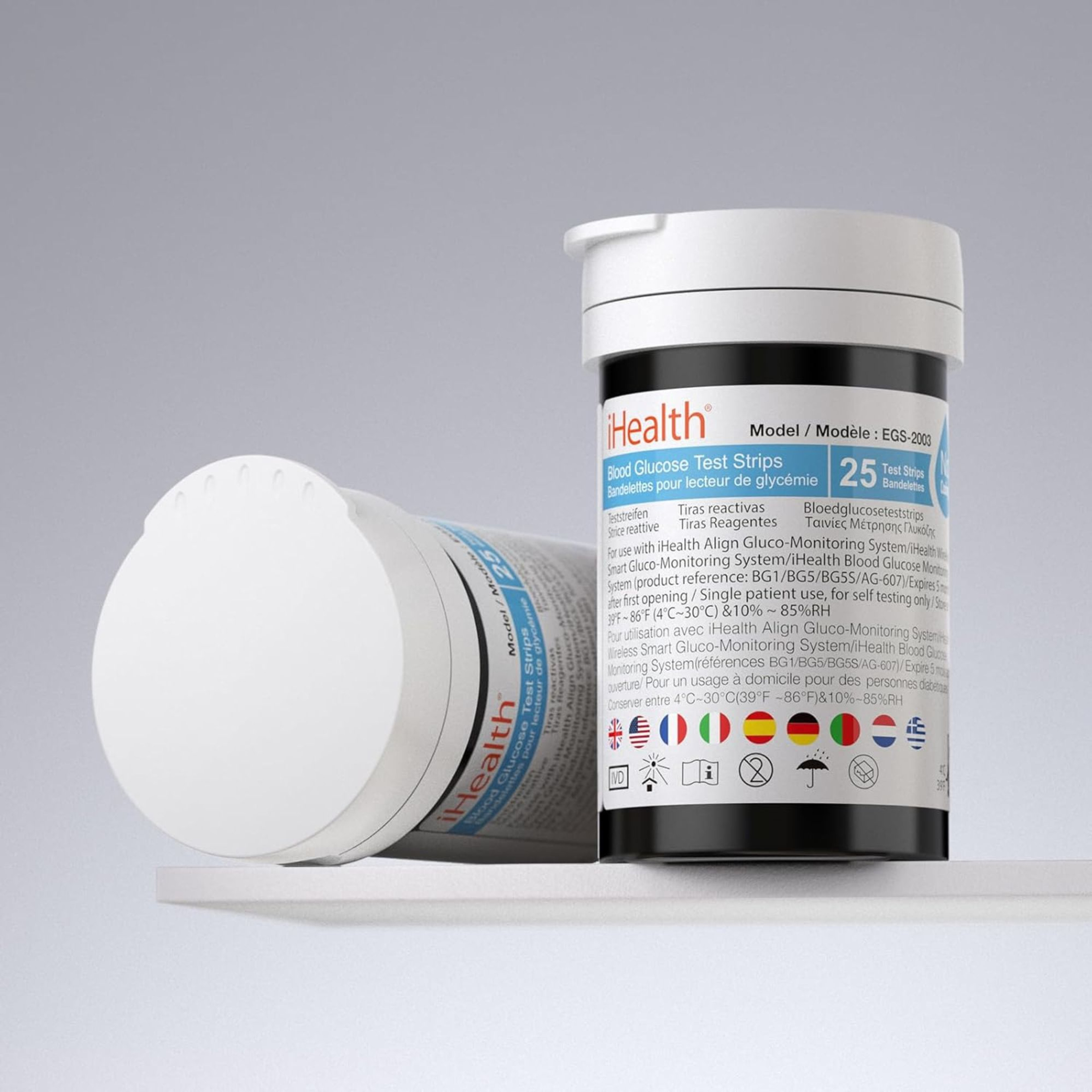 iHealth Blood Glucose Test Strips, EGS-2003, Box of 50