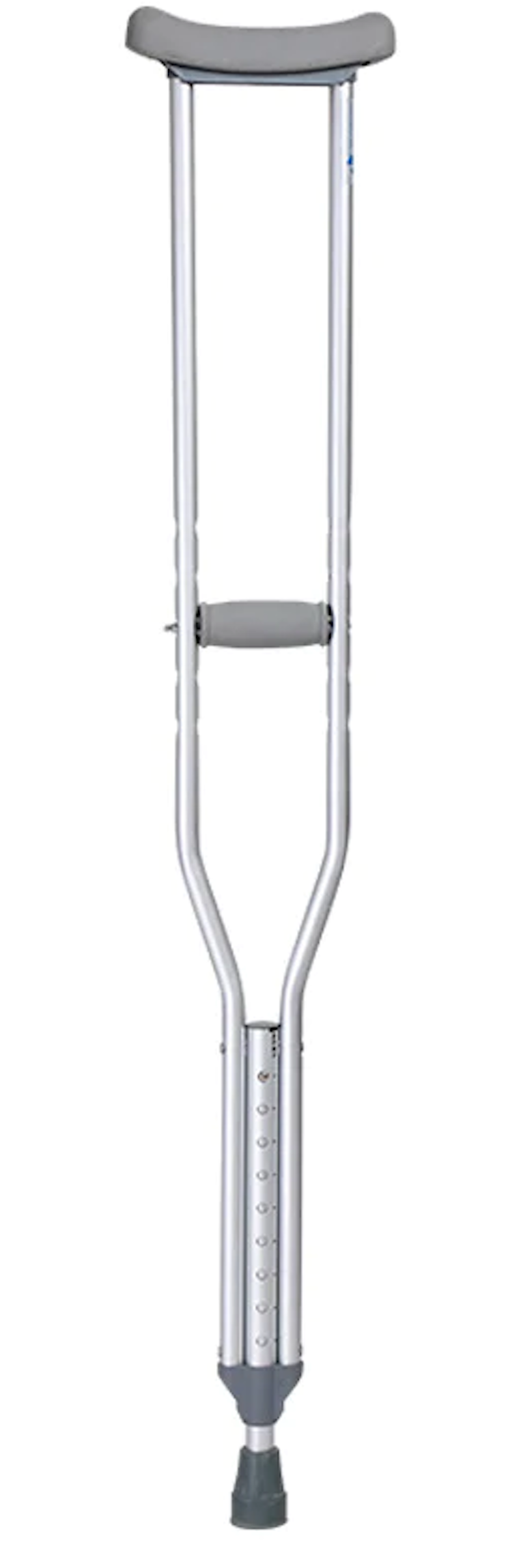 Cardinal Health Push Button Axillary Crutch, CA901AD, 2 Pack