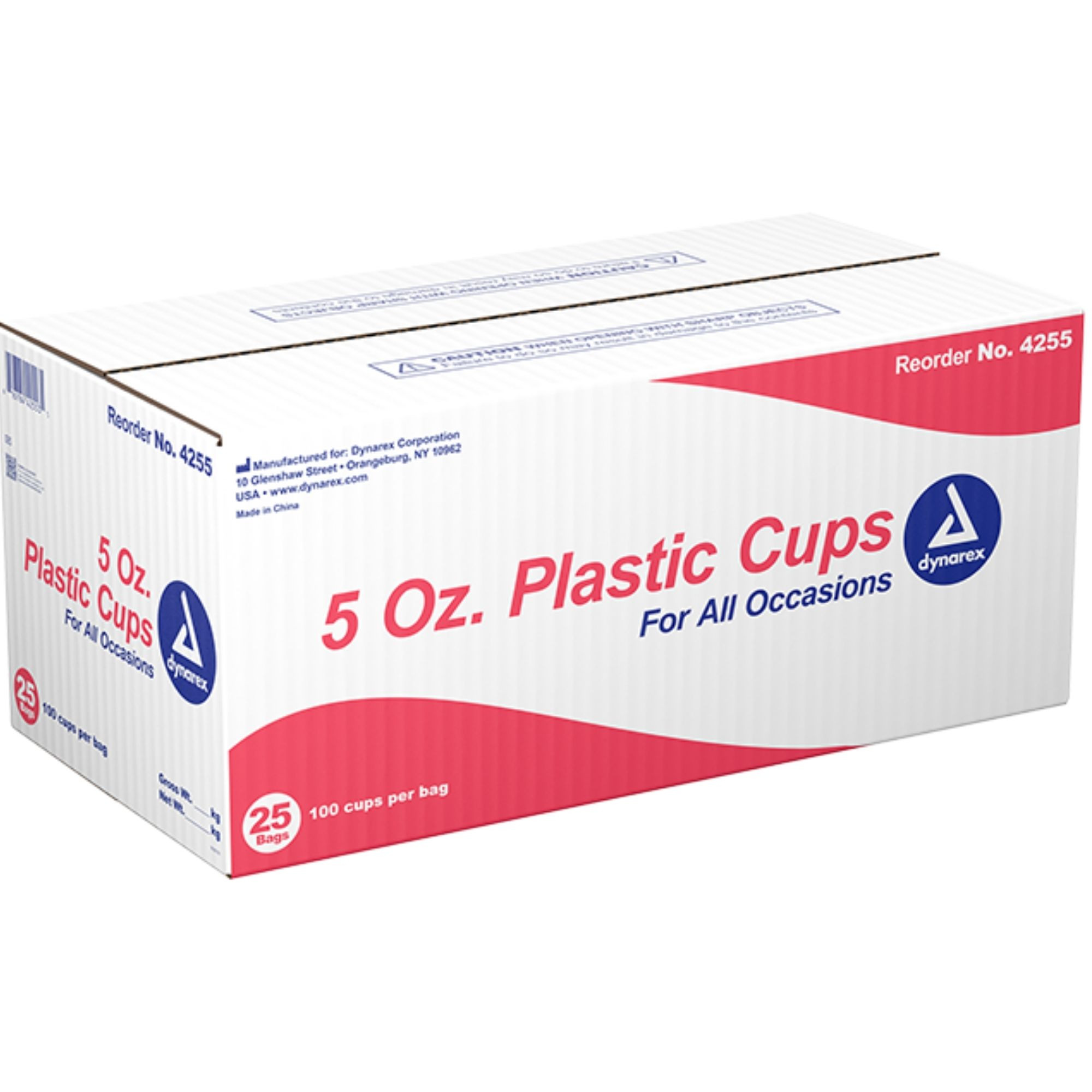 Dynarex Plastic Drinking Cups, 5 oz