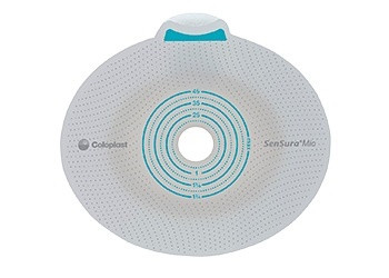 Coloplast Sensura Mio Click Ostomy Barrier, Pre-Cut, 1.25" Stoma, 10516, 1.05" Opening - Box of 5
