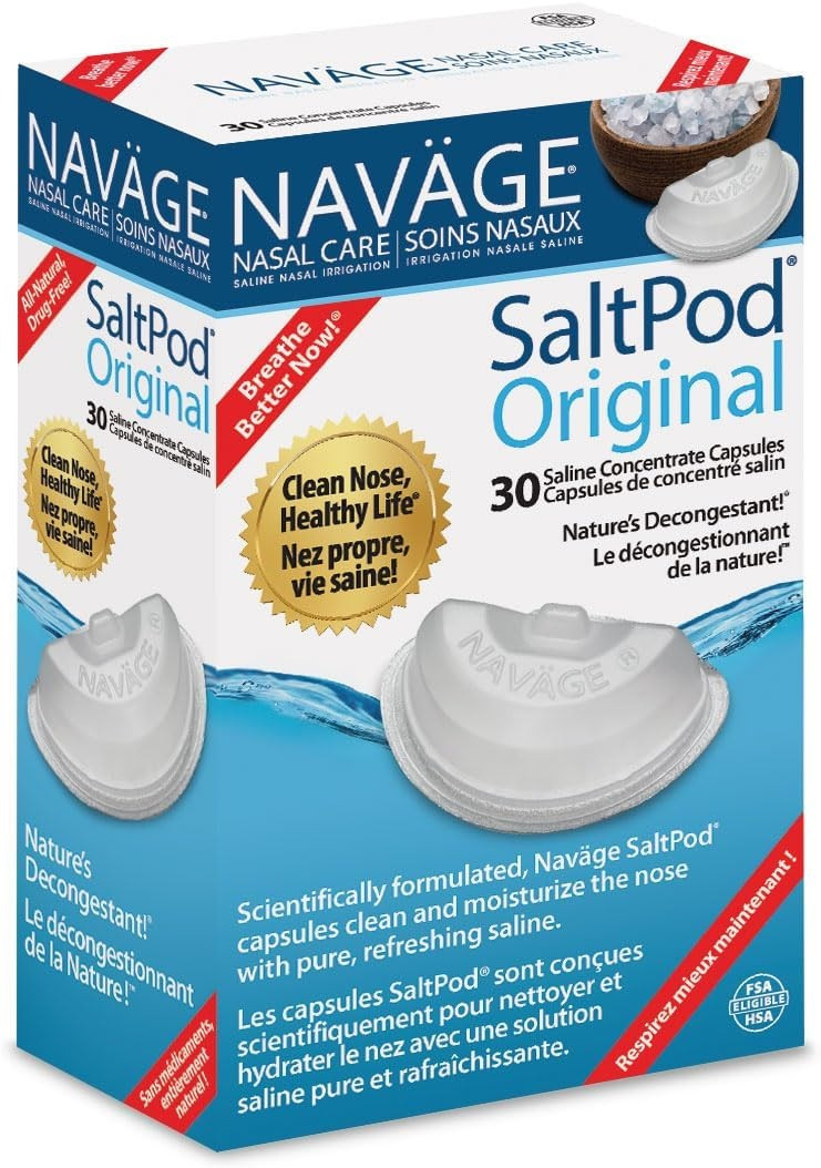 Navage SaltPod Saline Concentrate Capsules