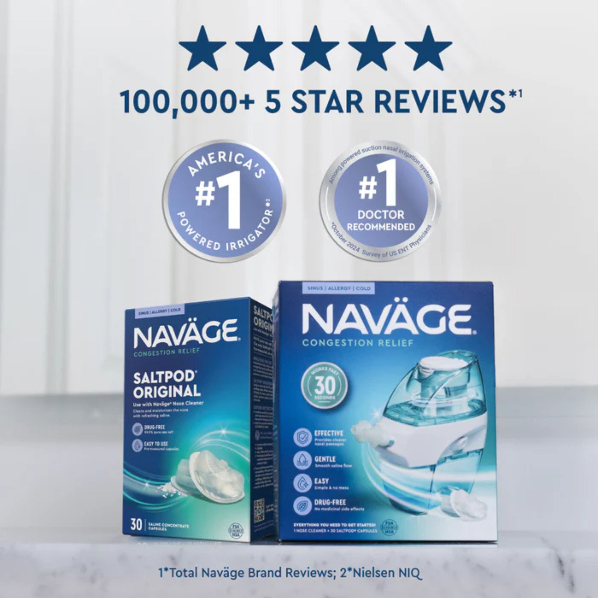 Navage SaltPod Saline Concentrate Capsules