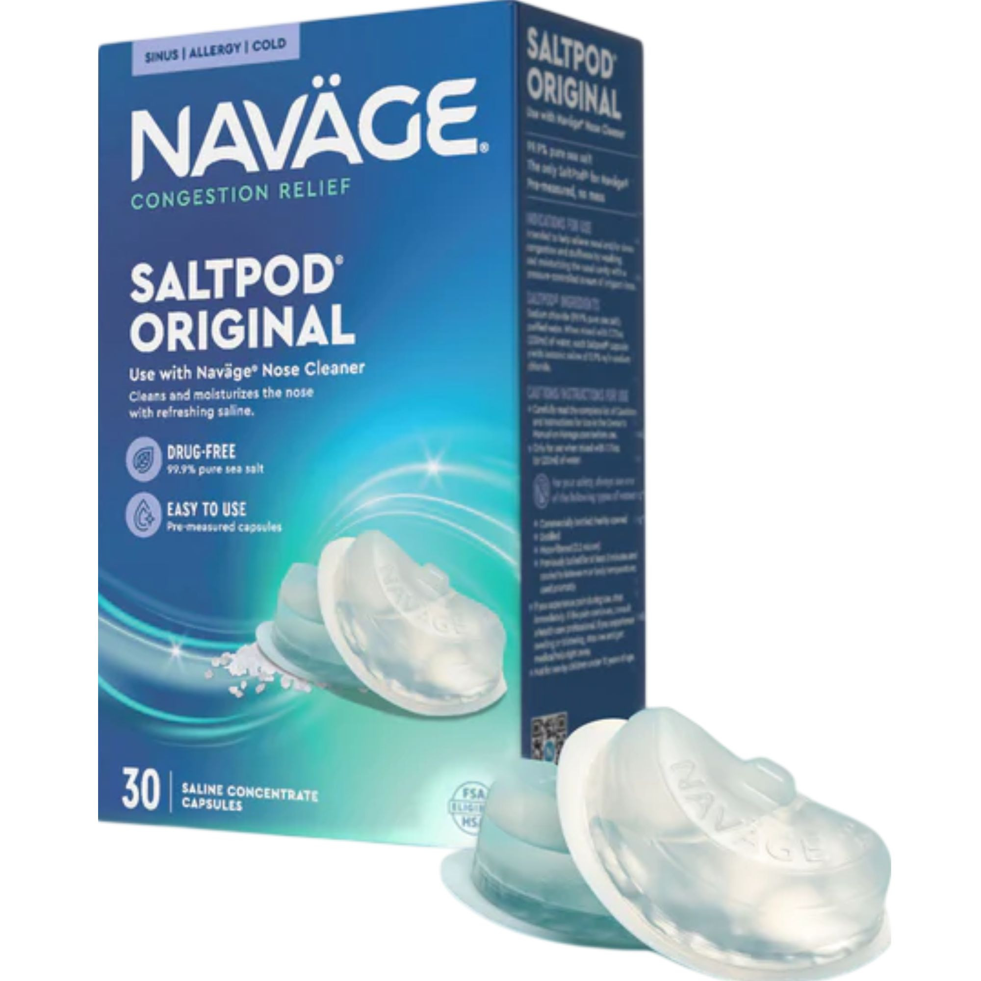 Navage SaltPod Saline Concentrate Capsules
